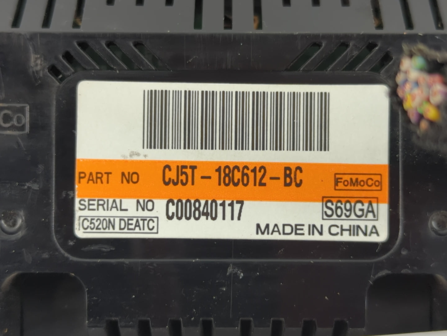 2013-2015 Ford Escape Climate Control Module Temperature AC/Heater Replacement P/N:CJ5T-18C612-BC Fits Fits 2013 2014 2015 O
