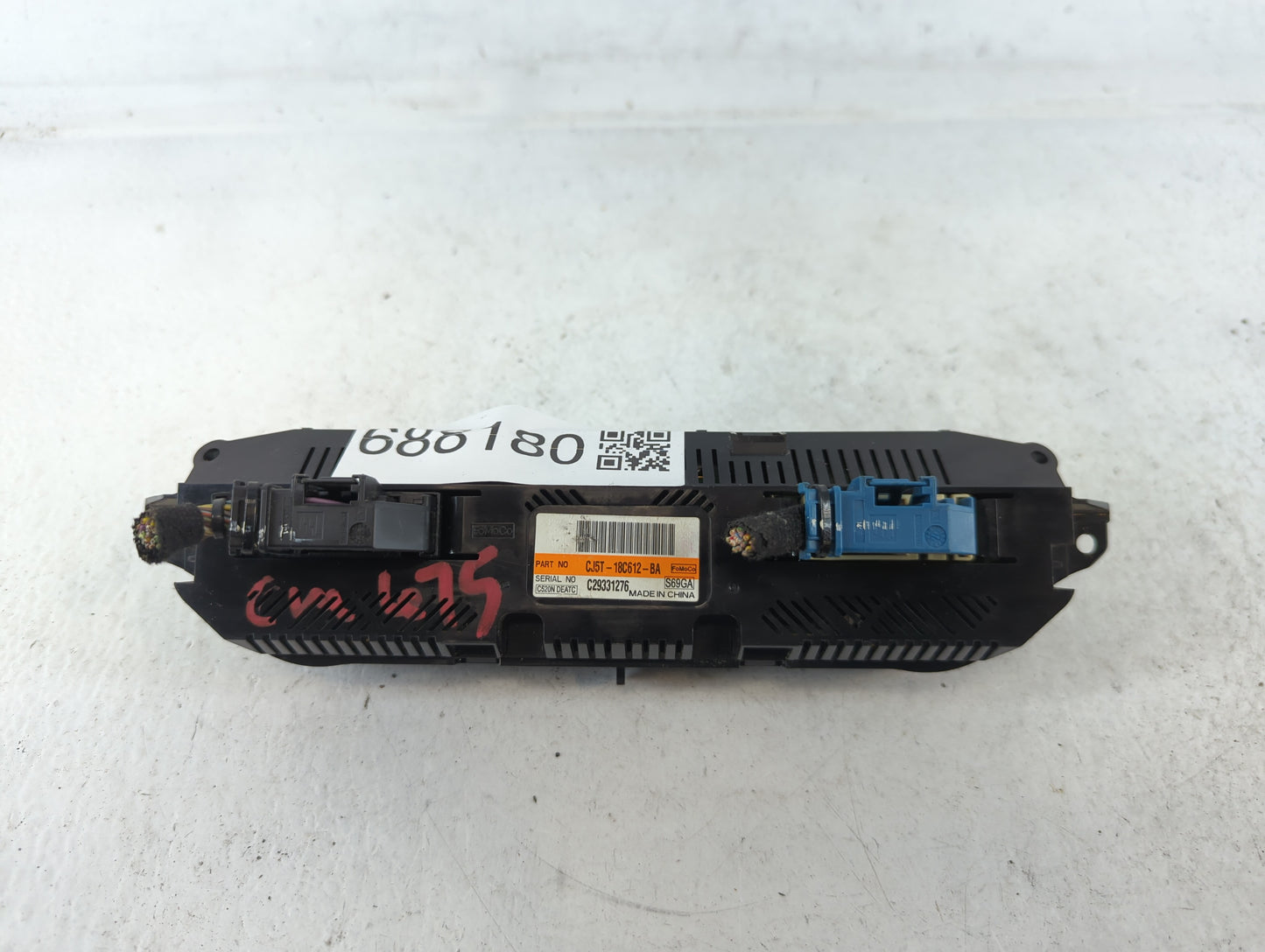 2013-2015 Ford Escape Climate Control Module Temperature AC/Heater Replacement P/N:CJ5T-18C612-BA Fits Fits 2013 2014 2015 O