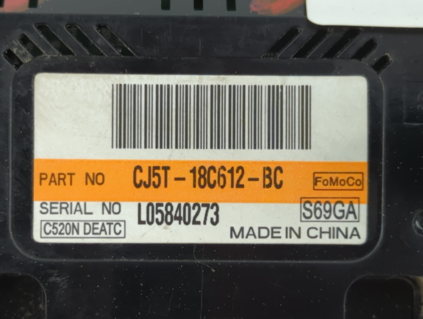 2013-2015 Ford Escape Climate Control Module Temperature AC/Heater Replacement P/N:CJ5T-18C612-BC Fits Fits 2013 2014 2015 O