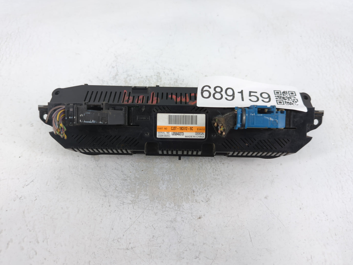 2013-2015 Ford Escape Climate Control Module Temperature AC/Heater Replacement P/N:CJ5T-18C612-BC Fits Fits 2013 2014 2015 O
