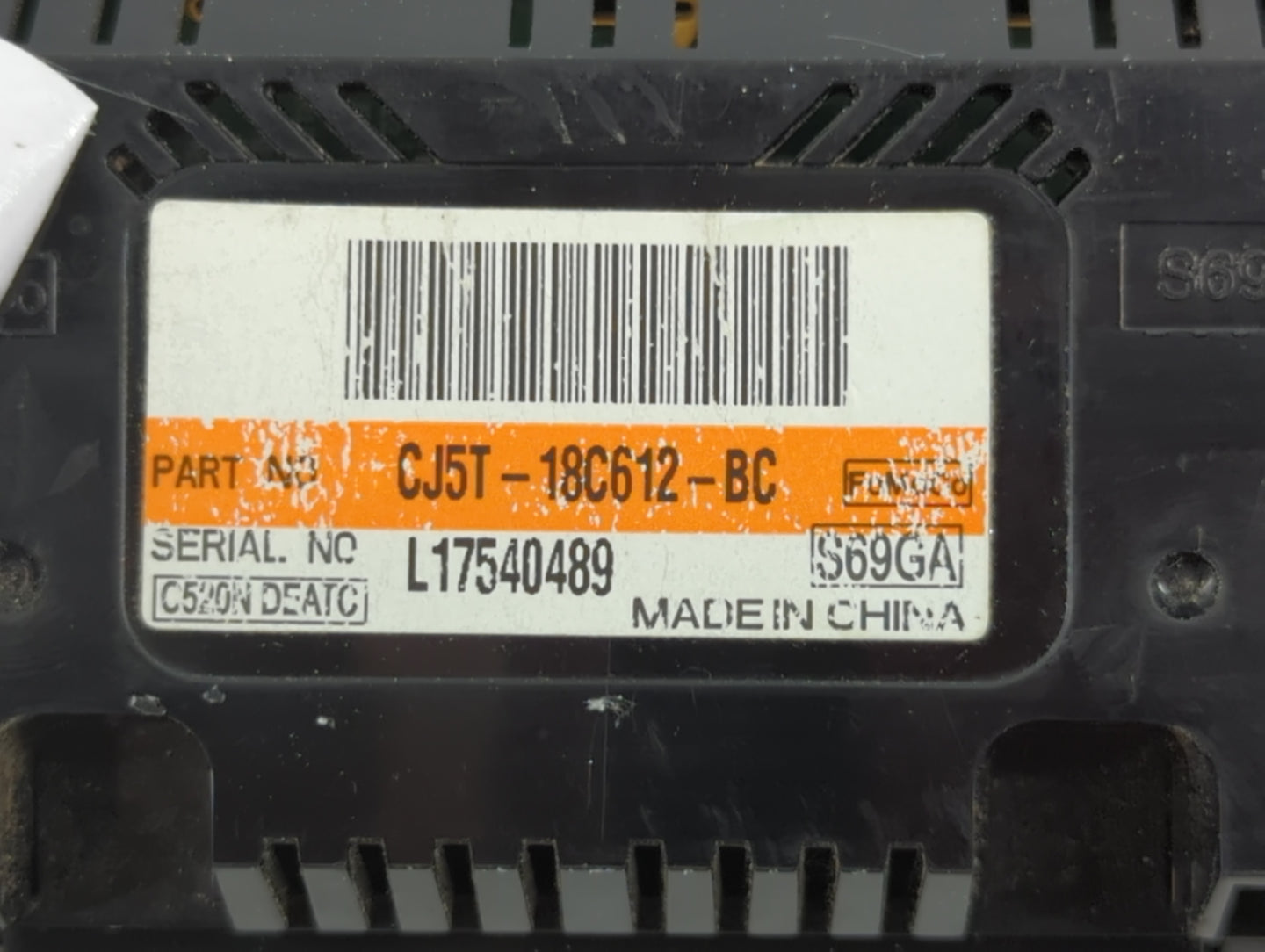2013-2015 Ford Escape Climate Control Module Temperature AC/Heater Replacement P/N:CJ5T-18C612-BC Fits Fits 2013 2014 2015 O