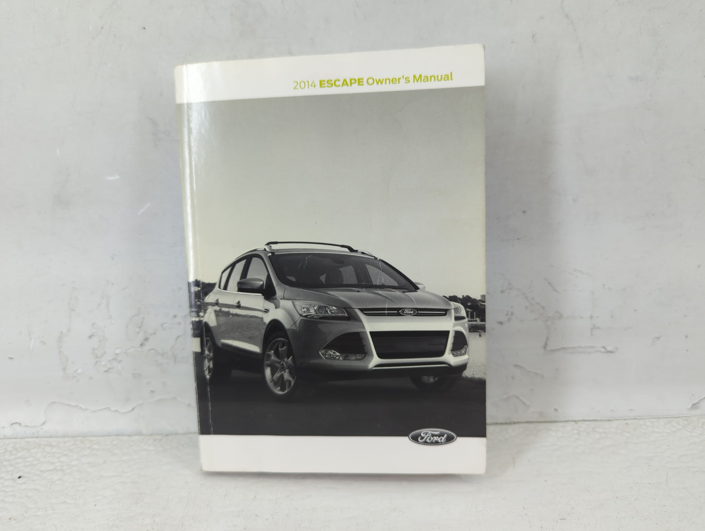 2014 Ford Escape Owners Manual Book Guide P/N:EJ5J 19A321 AB OEM Used Auto Parts - Oemusedautoparts1.com