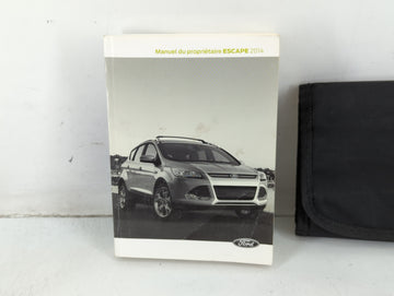 2014 Ford Escape Owners Manual Book Guide P/N:EJ5J19A321 BA OEM Used Auto Parts