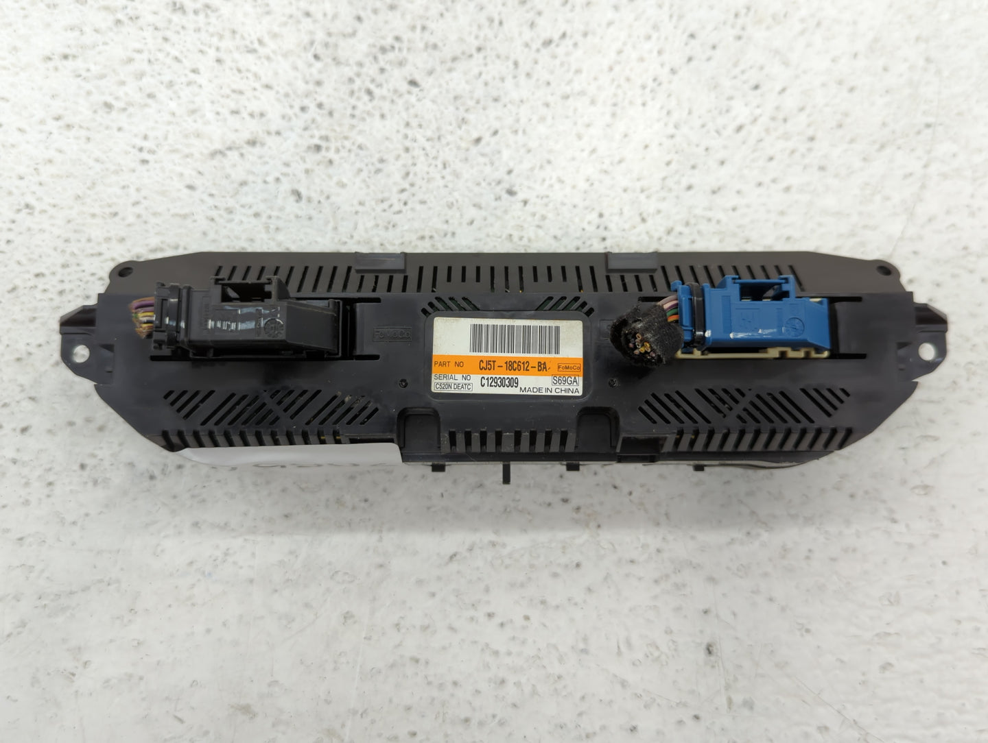 2013-2015 Ford Escape Climate Control Module Temperature AC/Heater Replacement P/N:C12930309 CJ5T-18C612-BA Fits OEM Used Au