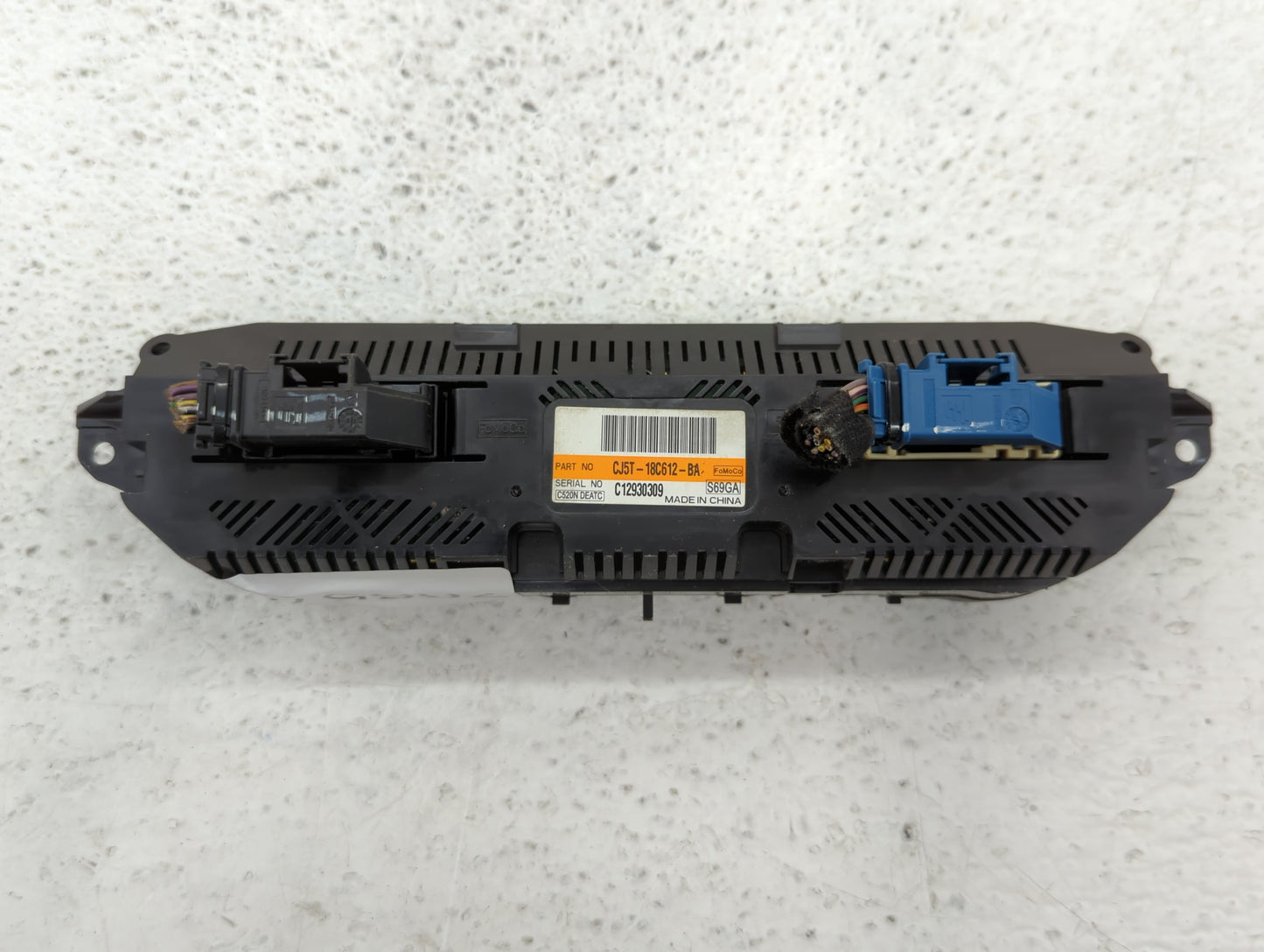 2013-2015 Ford Escape Climate Control Module Temperature AC/Heater Replacement P/N:C12930309 CJ5T-18C612-BA Fits OEM Used Au