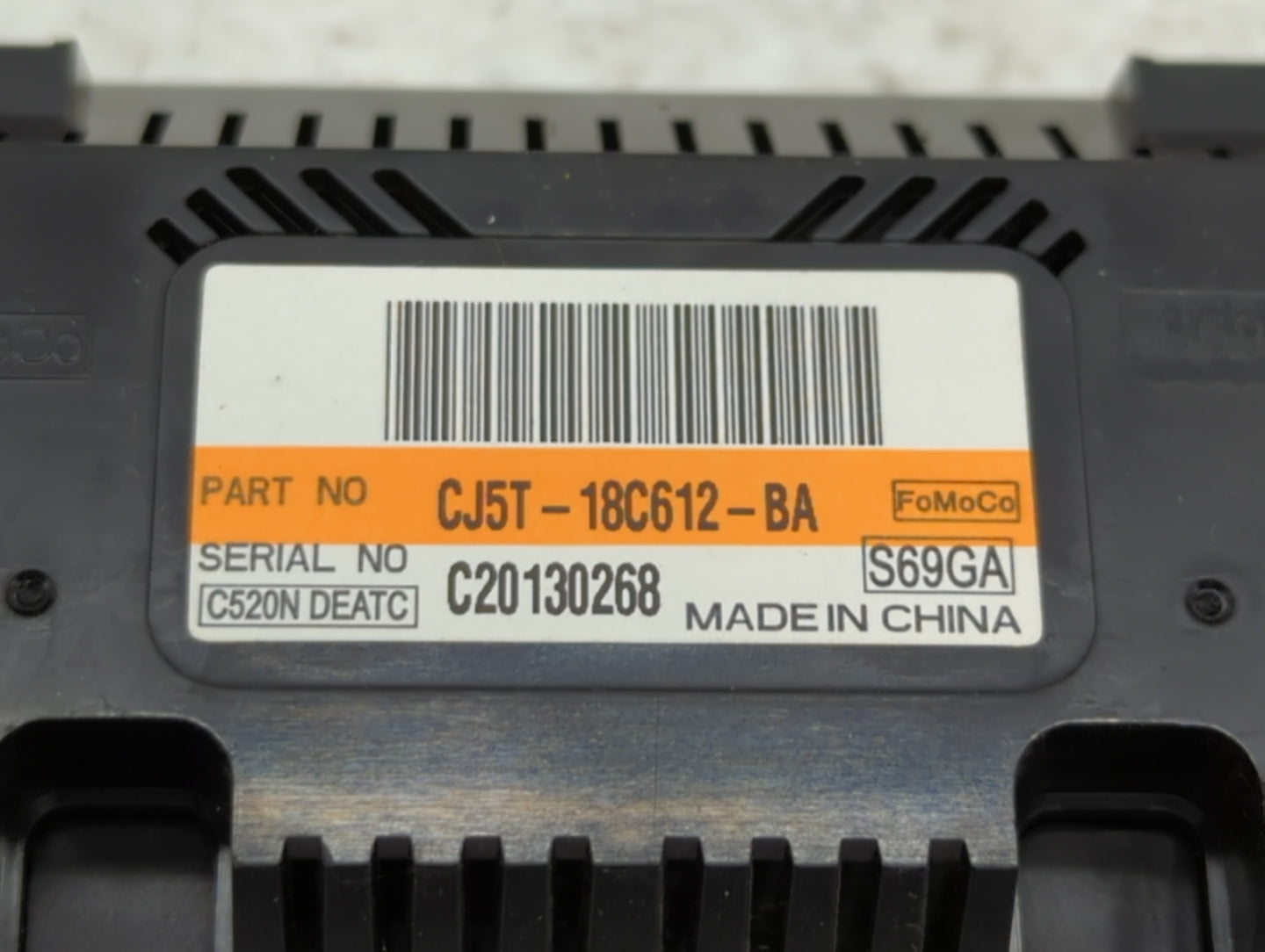 2013-2015 Ford Escape Climate Control Module Temperature AC/Heater Replacement P/N:CJ5T-18C612-BA Fits Fits 2013 2014 2015 O
