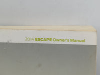 2014 Ford Escape Owners Manual Book Guide P/N:EJ5J 19A321 AB OEM Used Auto Parts - Oemusedautoparts1.com