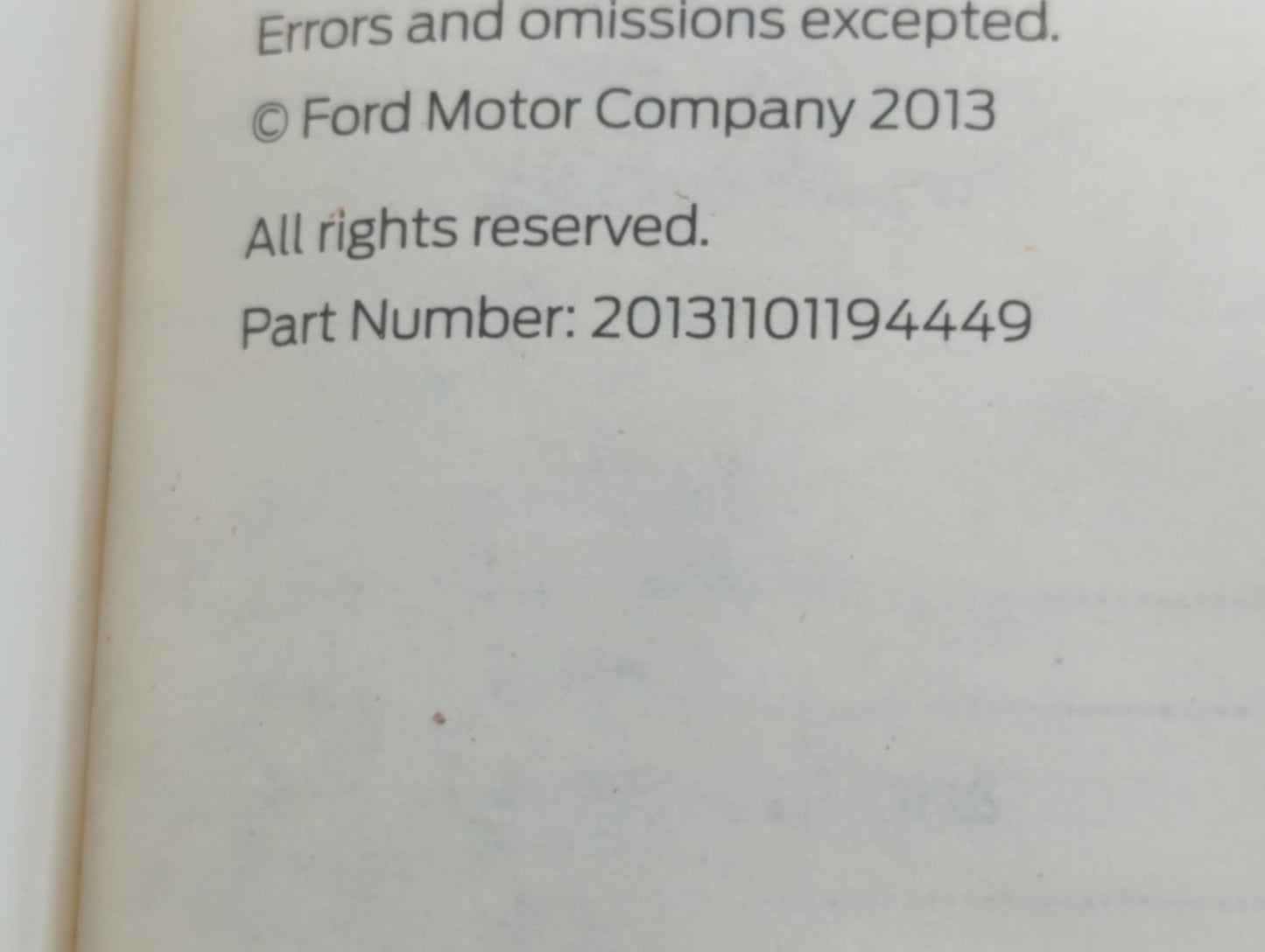 2014 Ford Escape Owners Manual Book Guide P/N:EJ5J 19A321 AB OEM Used Auto Parts - Oemusedautoparts1.com