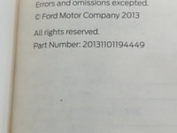 2014 Ford Escape Owners Manual Book Guide P/N:EJ5J 19A321 AB OEM Used Auto Parts - Oemusedautoparts1.com