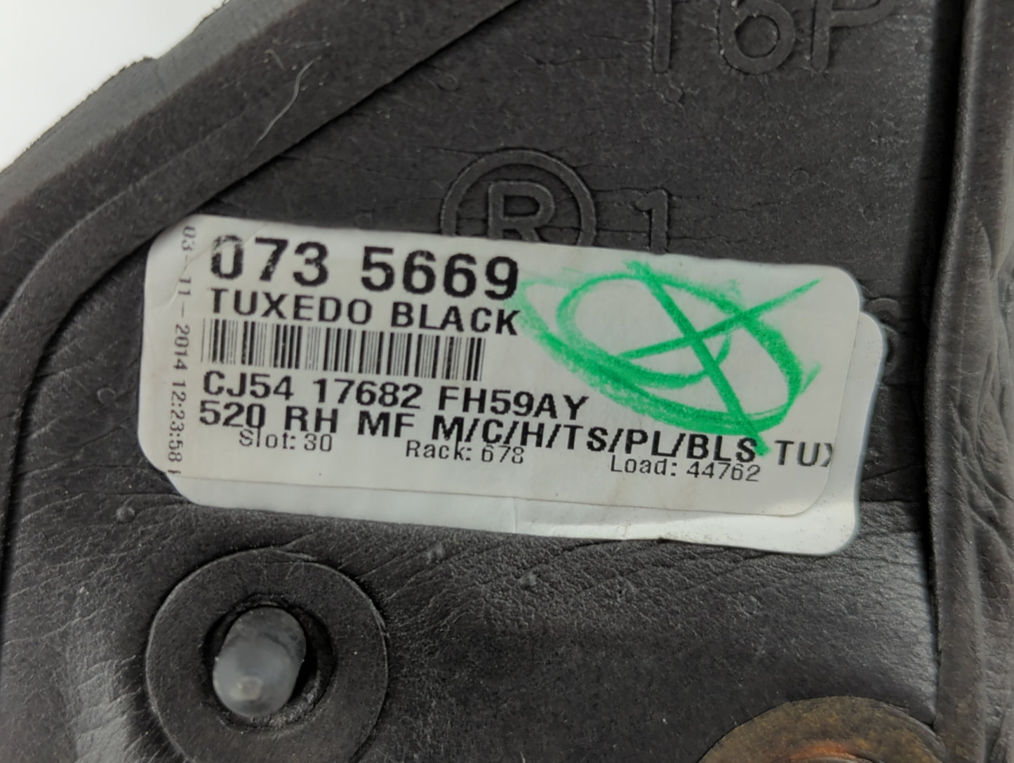 2013-2016 Ford Escape Passenger Side View Mirror - Right Door Mirror OEM Used - Oemusedautoparts1.com