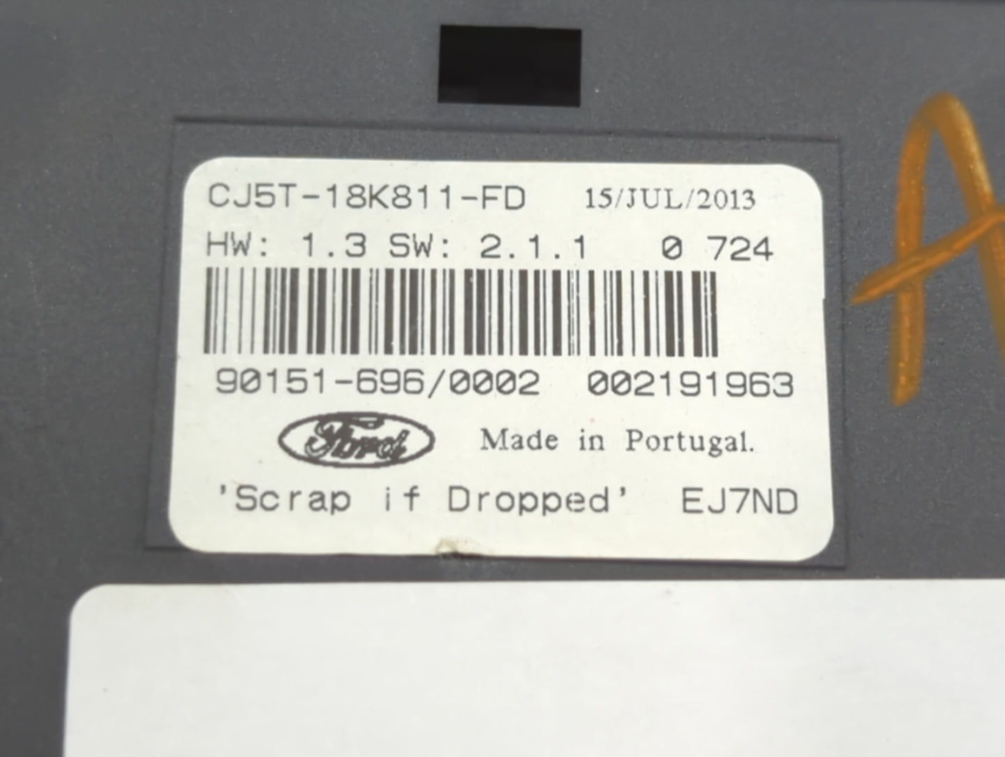 2013-2016 Ford Escape Radio AM FM Cd Player Receiver Replacement P/N:90151-696 CJ5T-18K811-FD Fits Fits 2013 2014 2015 2016 