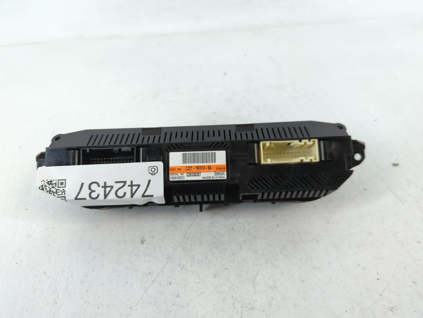 2013-2015 Ford Escape Climate Control Module Temperature AC/Heater Replacement P/N:CJ5T-18C612-BA Fits Fits 2013 2014 2015 O