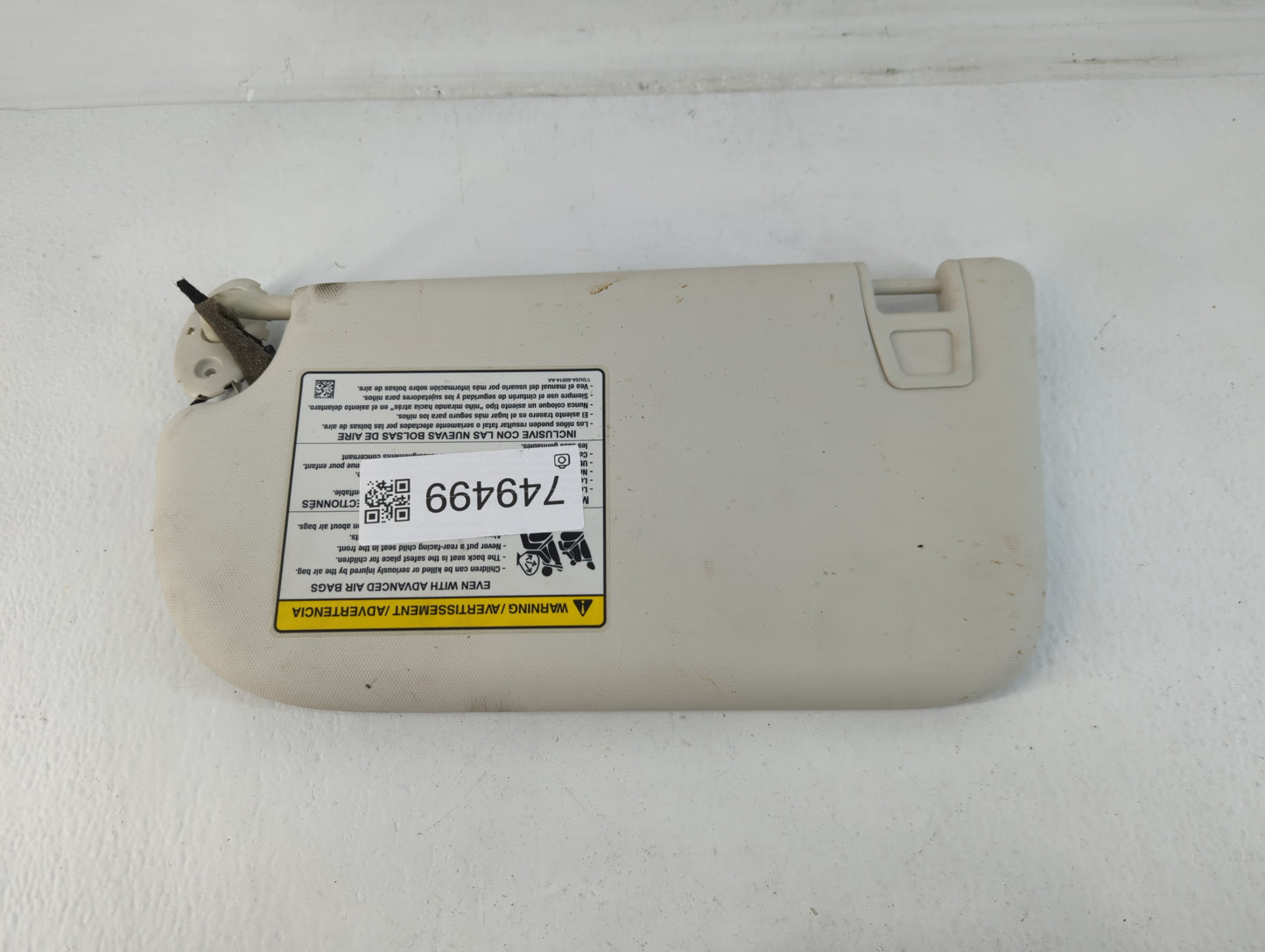 2013-2019 Ford Escape Sun Visor Shade Replacement Passenger Right Mirror Fits Fits 2013 2014 2015 2016 2017 2018 2019 OEM Us