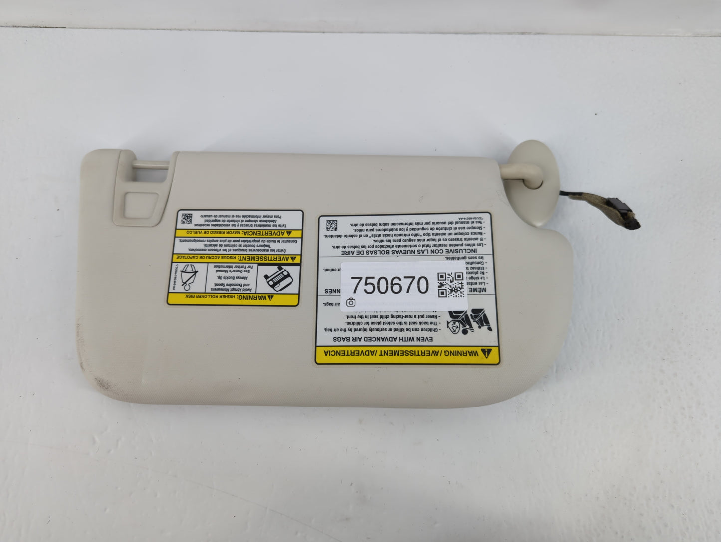 2013-2019 Ford Escape Sun Visor Shade Replacement Driver Left Mirror Fits Fits 2013 2014 2015 2016 2017 2018 2019 OEM Used A