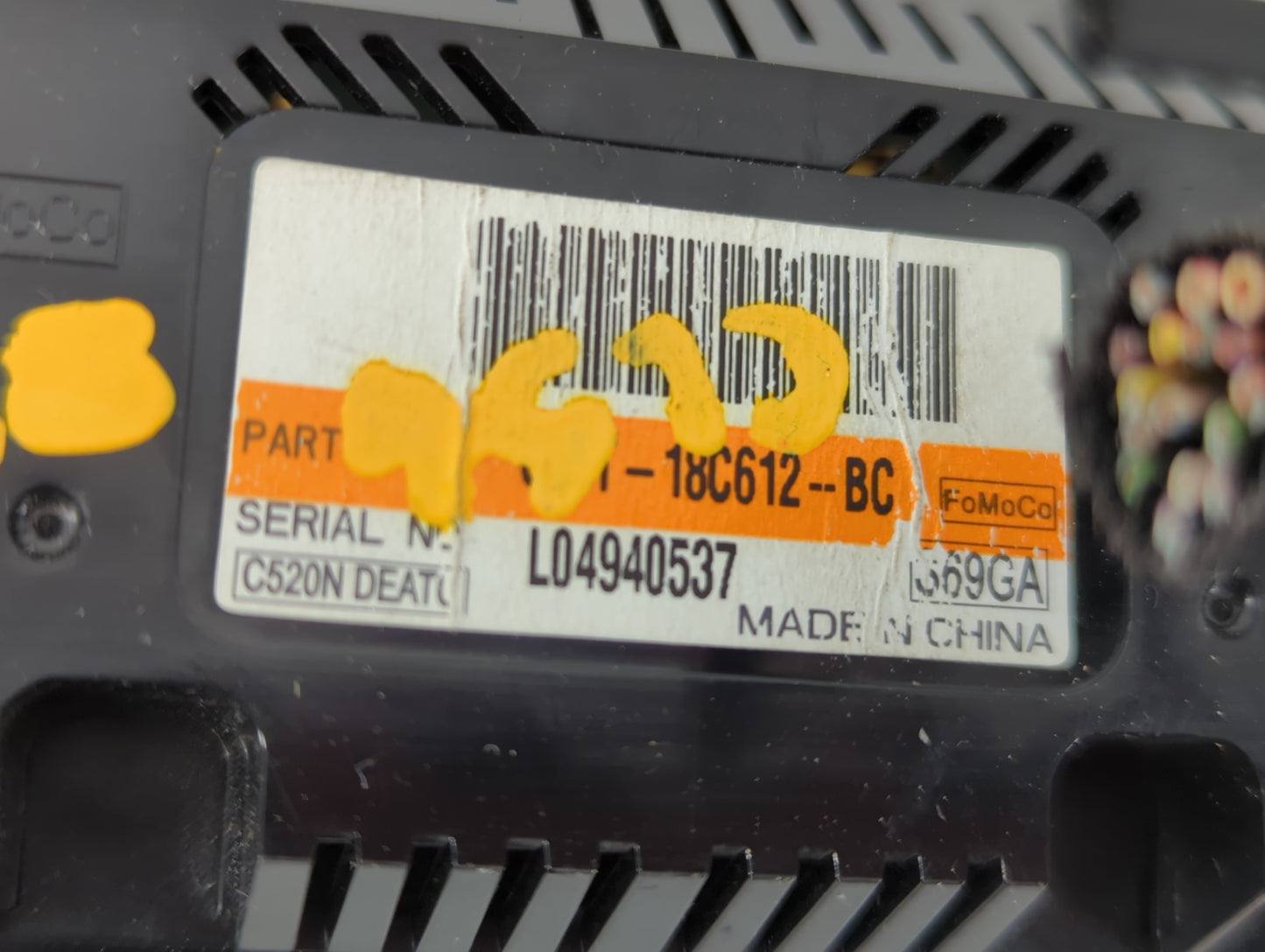 2013-2015 Ford Escape Climate Control Module Temperature AC/Heater Replacement P/N:18C612-BC L04940537 Fits Fits 2013 2014 2