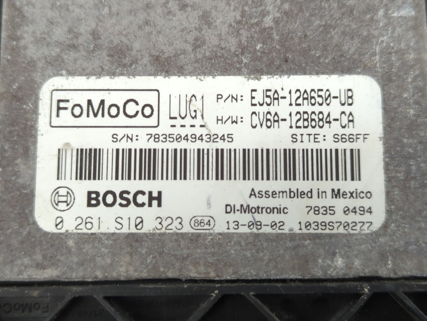 2014-2016 Ford Escape PCM Engine Control Computer ECU ECM PCU OEM P/N:CV6A-12B684-CA EJ5A-12A650-UB Fits Fits 2014 2015 2016