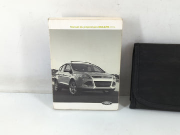 2014 Ford Escape Owners Manual Book Guide P/N:EJ5J 19A321 BA OEM Used Auto Parts