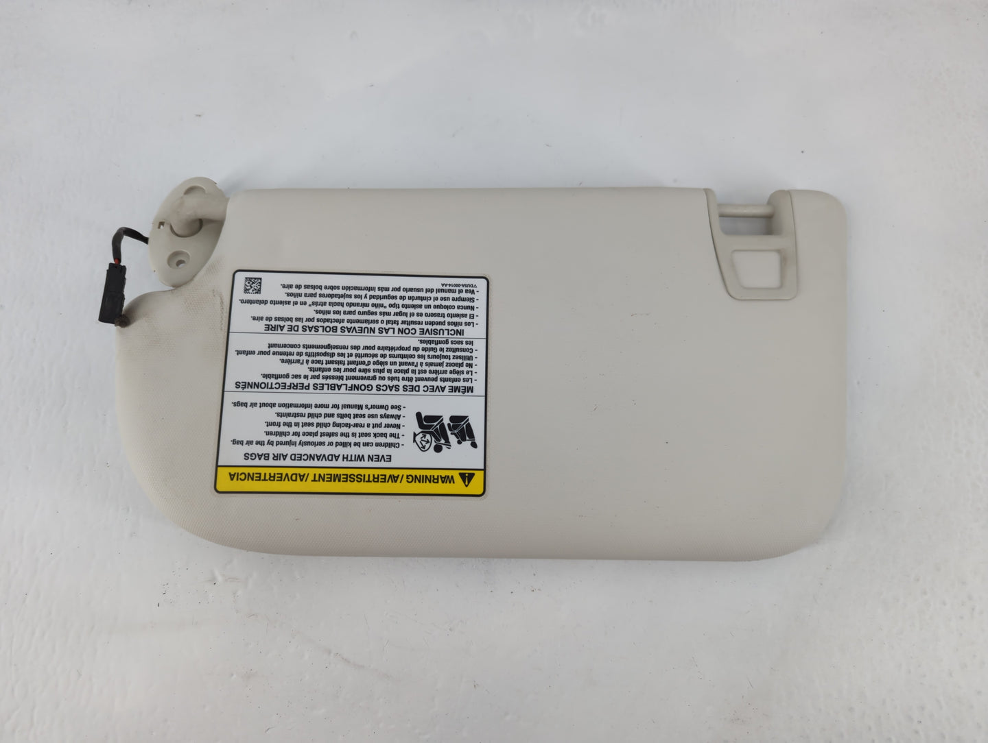 2013-2019 Ford Escape Sun Visor Shade Replacement Passenger Right Mirror Fits Fits 2013 2014 2015 2016 2017 2018 2019 OEM Us