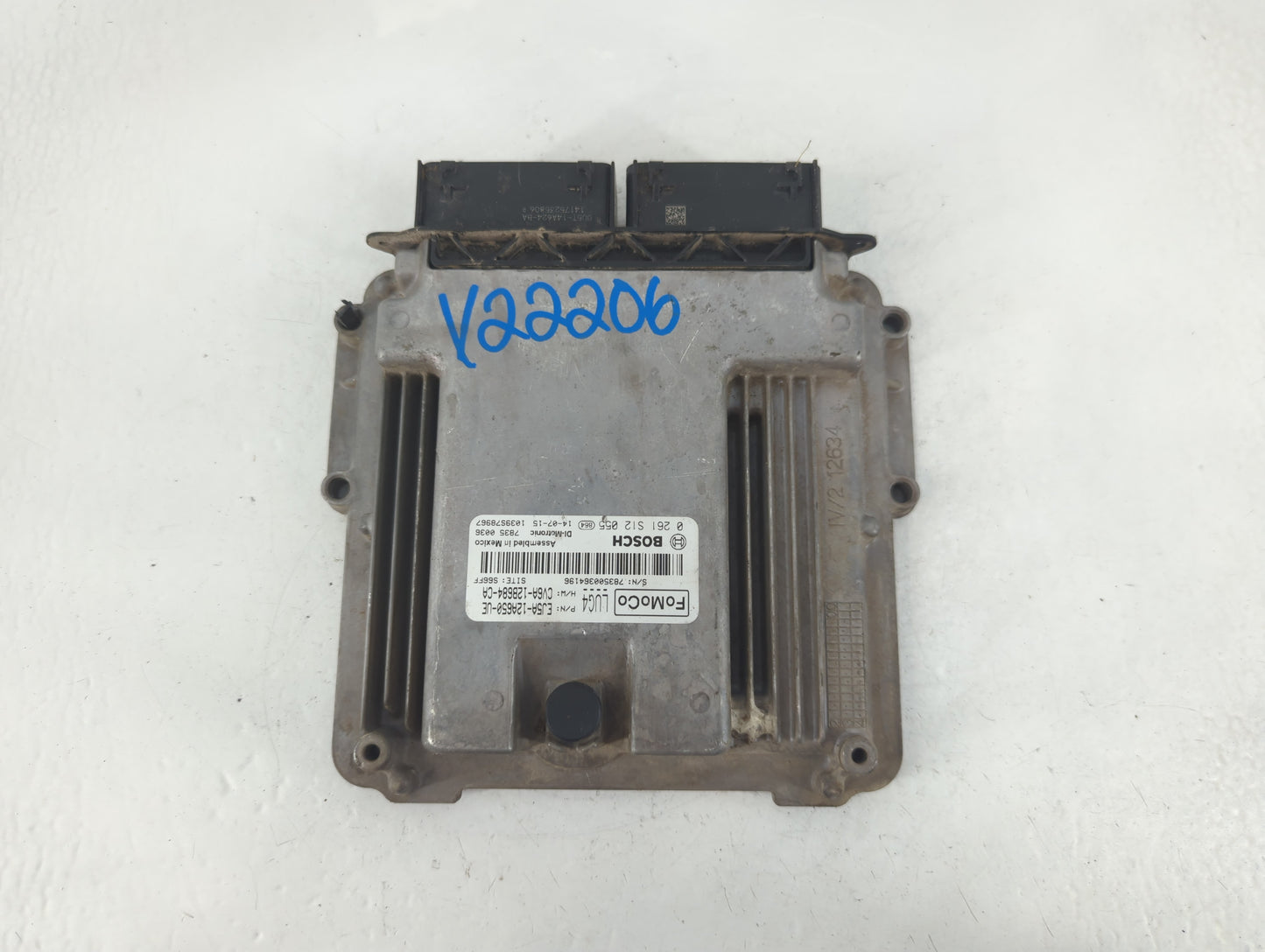 2013-2016 Ford Escape PCM Engine Control Computer ECU ECM PCU OEM P/N:CV6A-12B684-CA EJ5A-12A650-UE Fits Fits 2013 2014 2015