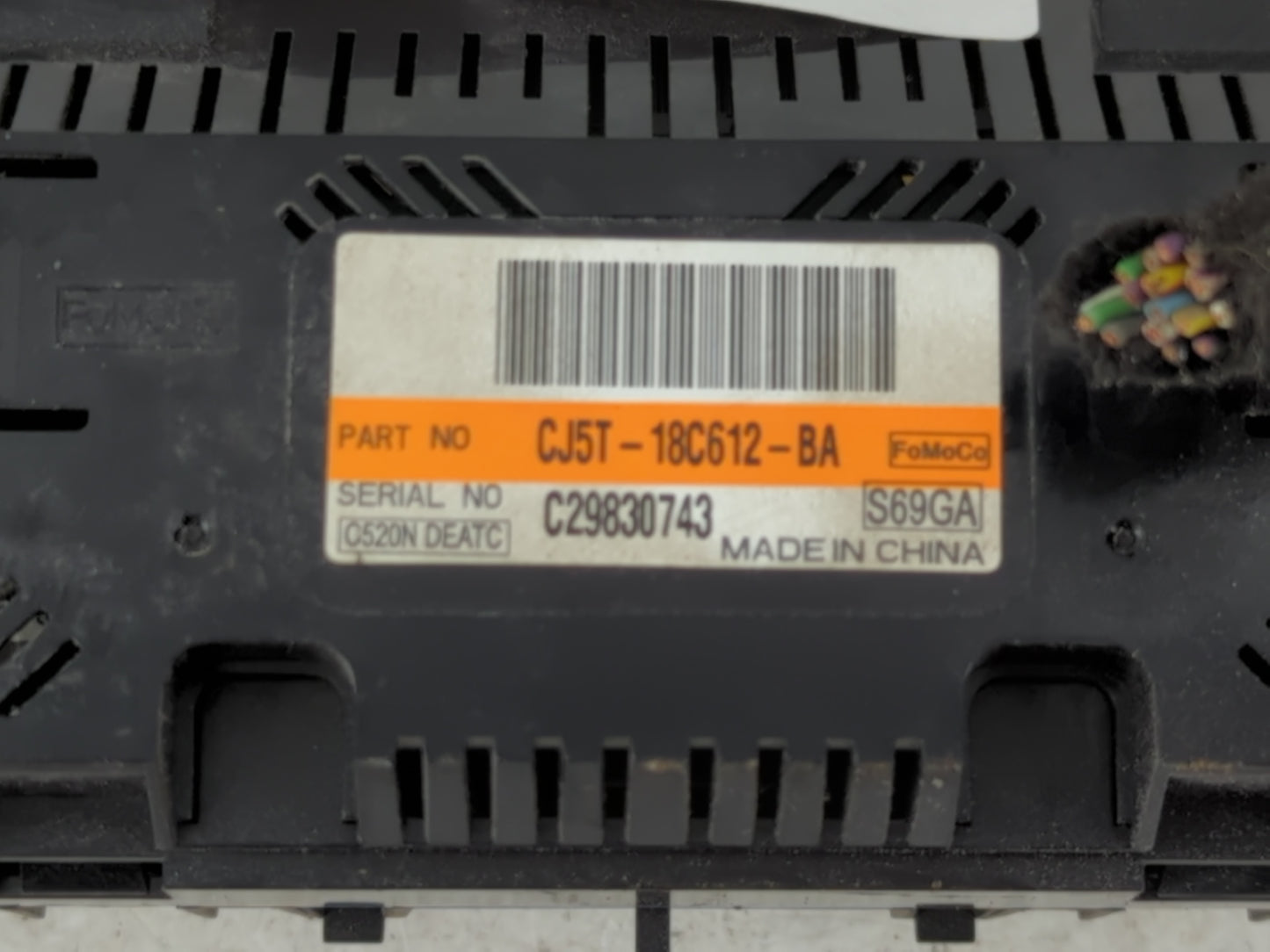 2013-2015 Ford Escape Climate Control Module Temperature AC/Heater Replacement P/N:CJ5T-18C612-BA Fits Fits 2013 2014 2015 O