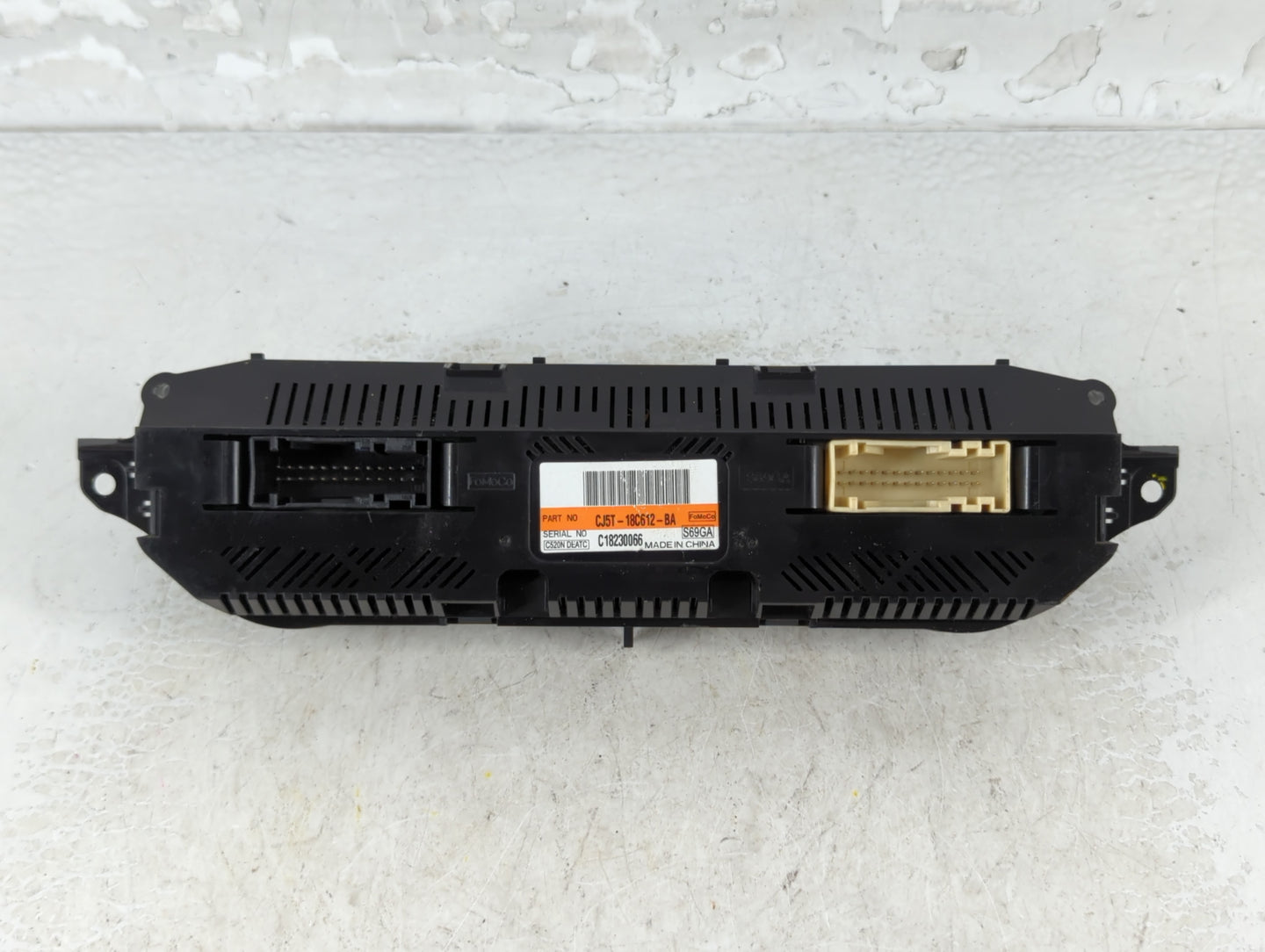 2013-2015 Ford Escape Climate Control Module Temperature AC/Heater Replacement P/N:CJ5T-18C612-BA Fits Fits 2013 2014 2015 O