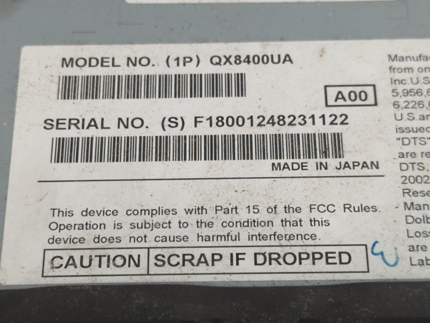2014 Ford Expedition Radio AM FM Cd Player Receiver Replacement Fits OEM Used Auto Parts - Oemusedautoparts1.com