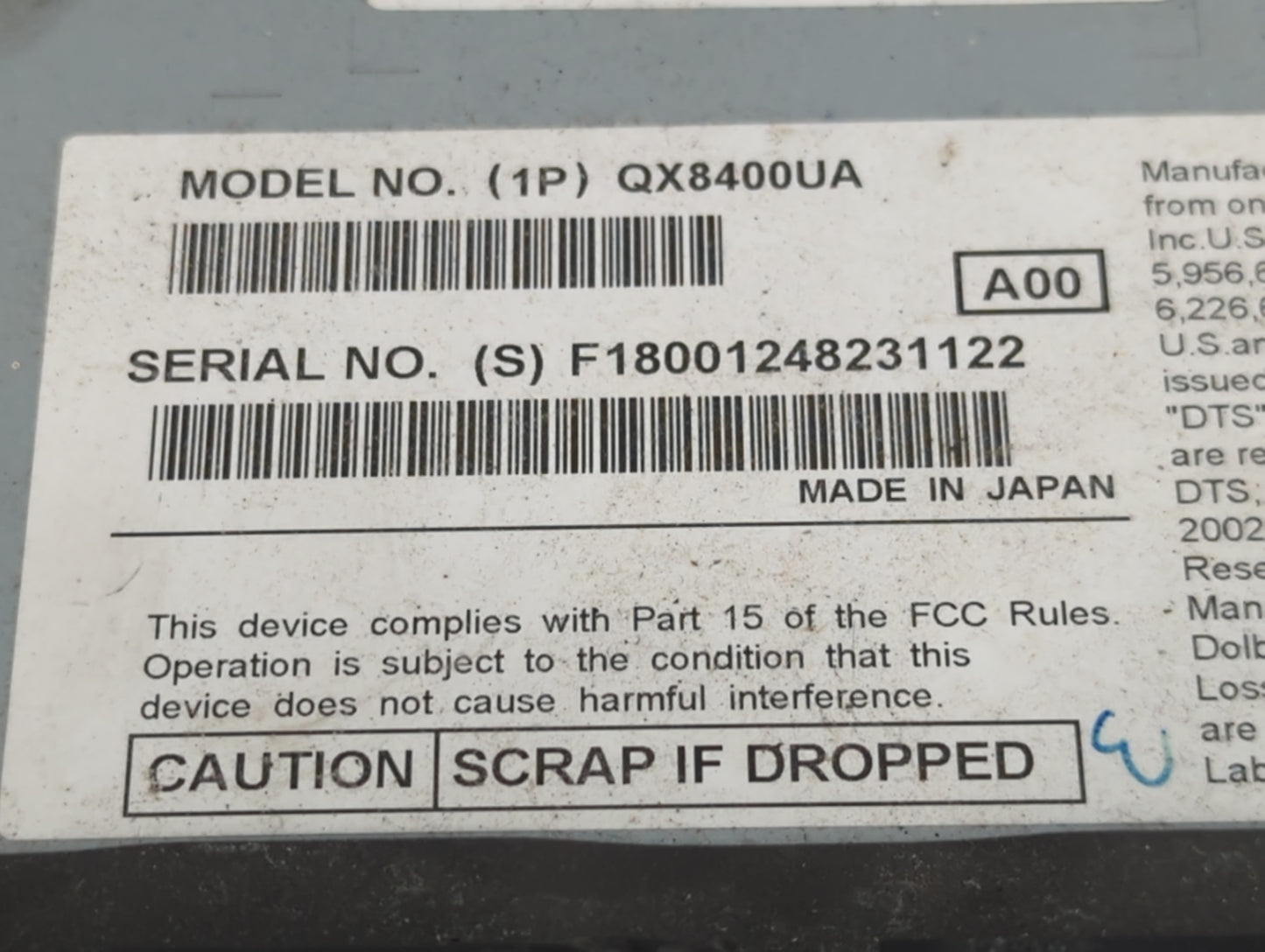 2014 Ford Expedition Radio AM FM Cd Player Receiver Replacement Fits OEM Used Auto Parts - Oemusedautoparts1.com