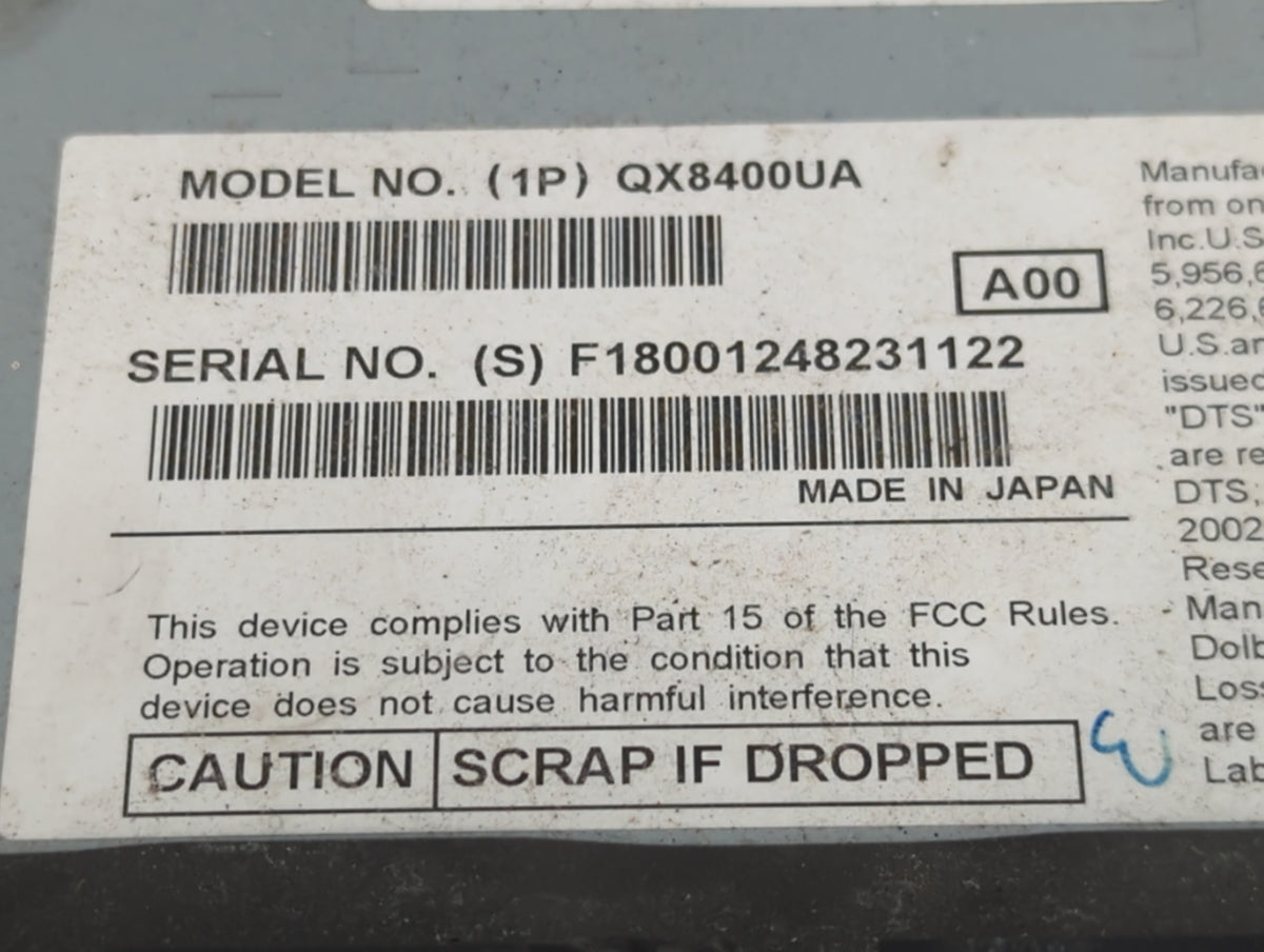 2013 Ford Expedition Radio AM FM Cd Player Receiver Replacement OEM Used Auto Parts - Oemusedautoparts1.com