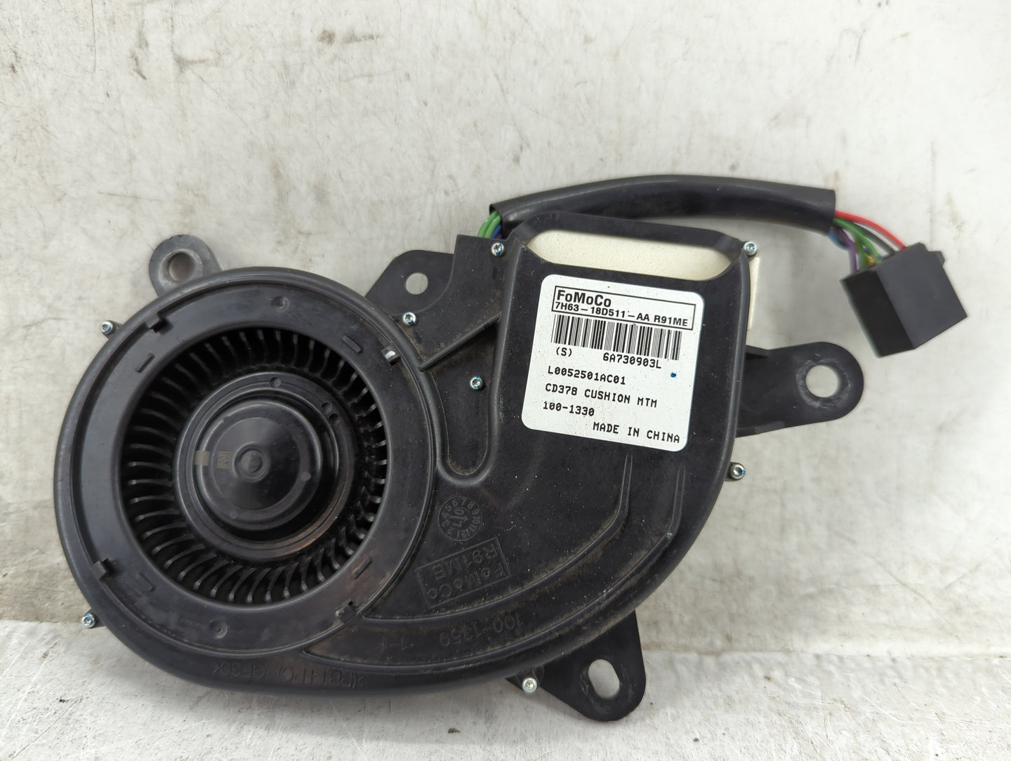 2014 Ford Expedition Heater AC Blower Motor P/N:7H63-18D5110-AA R91ME Fits Fits 2009 2010 2011 2012 2013 OEM Used Auto Parts