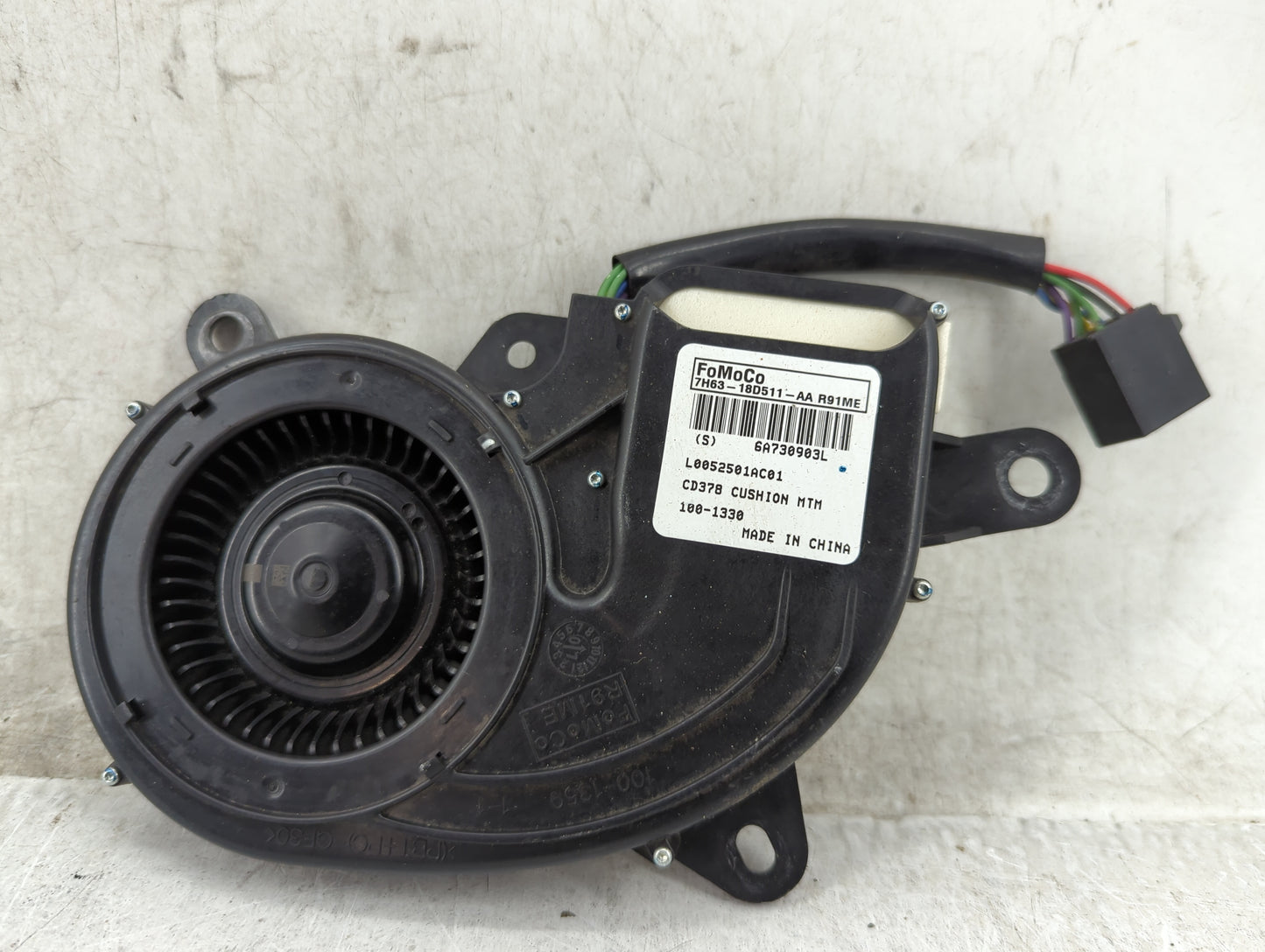2014 Ford Expedition Heater AC Blower Motor P/N:7H63-18D5110-AA R91ME Fits Fits 2009 2010 2011 2012 2013 OEM Used Auto Parts