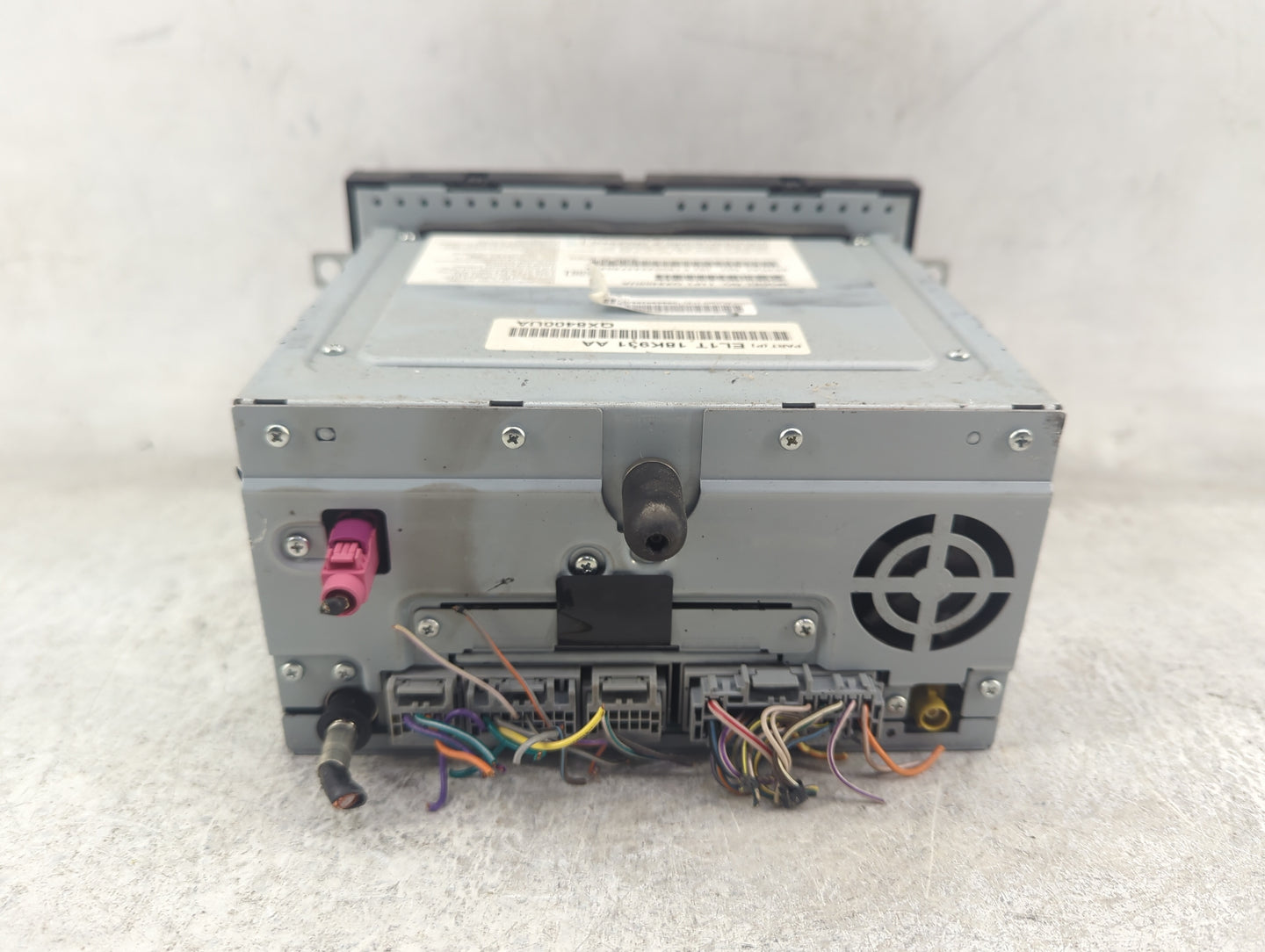 2014 Ford Expedition Radio AM FM Cd Player Receiver Replacement P/N:EL1T 18K931 AA QX8400UA Fits OEM Used Auto Parts - Oemus