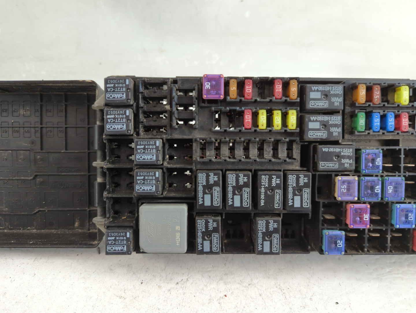 2014-2015 Ford Explorer Fusebox Fuse Box Panel Relay Module P/N:BT4T-14A003-AA Fits Fits 2014 2015 OEM Used Auto Parts - Oem