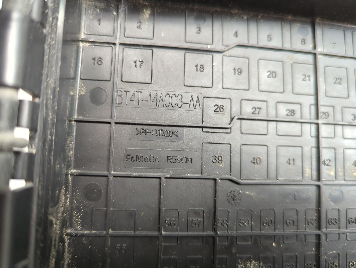 2014-2015 Ford Explorer Fusebox Fuse Box Panel Relay Module P/N:BT4T-14A003-AA Fits Fits 2014 2015 OEM Used Auto Parts - Oem