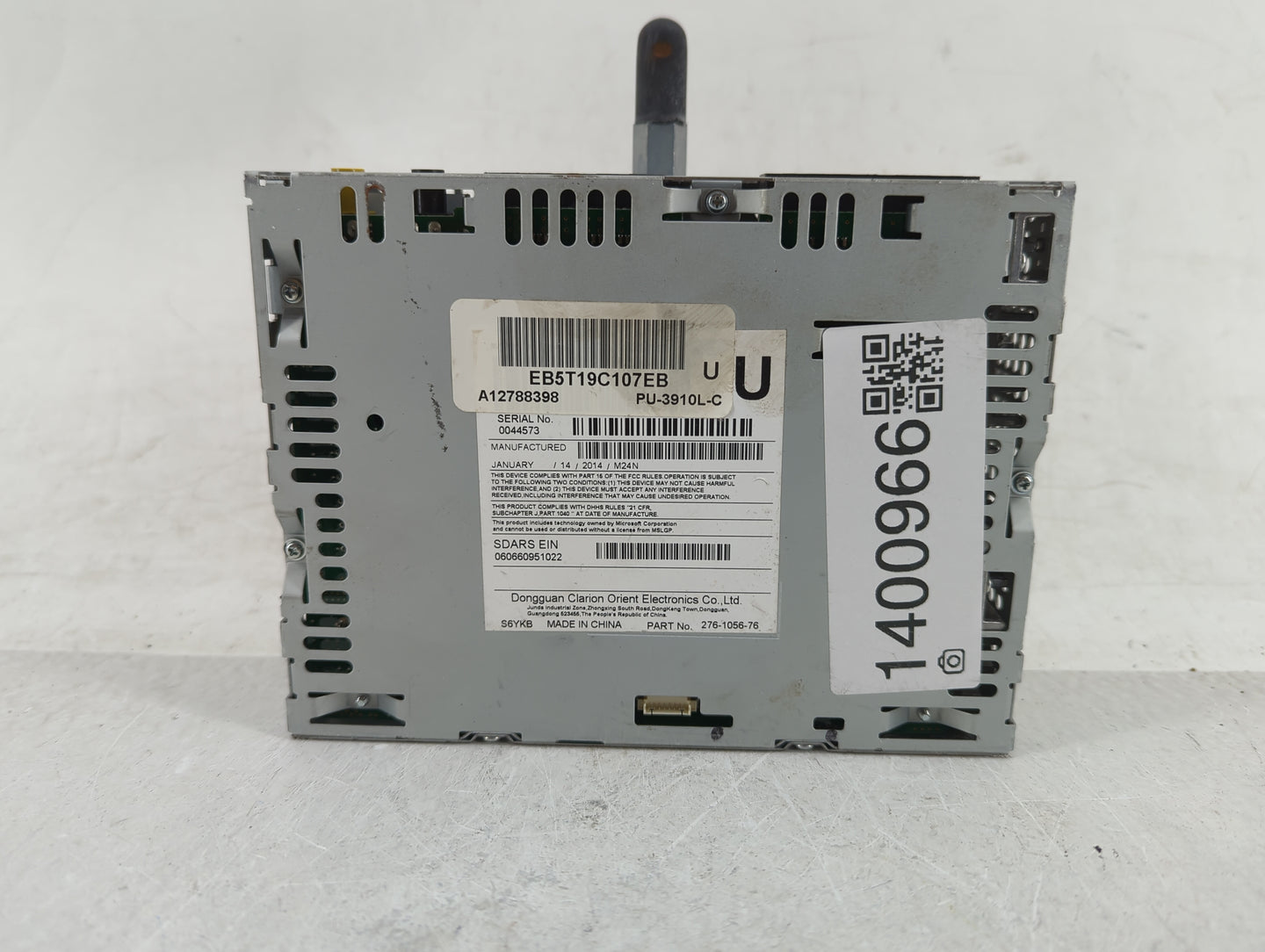 2014 Ford Explorer Radio AM FM Cd Player Receiver Replacement P/N:EB5T19C107EB Fits OEM Used Auto Parts - Oemusedautoparts1.