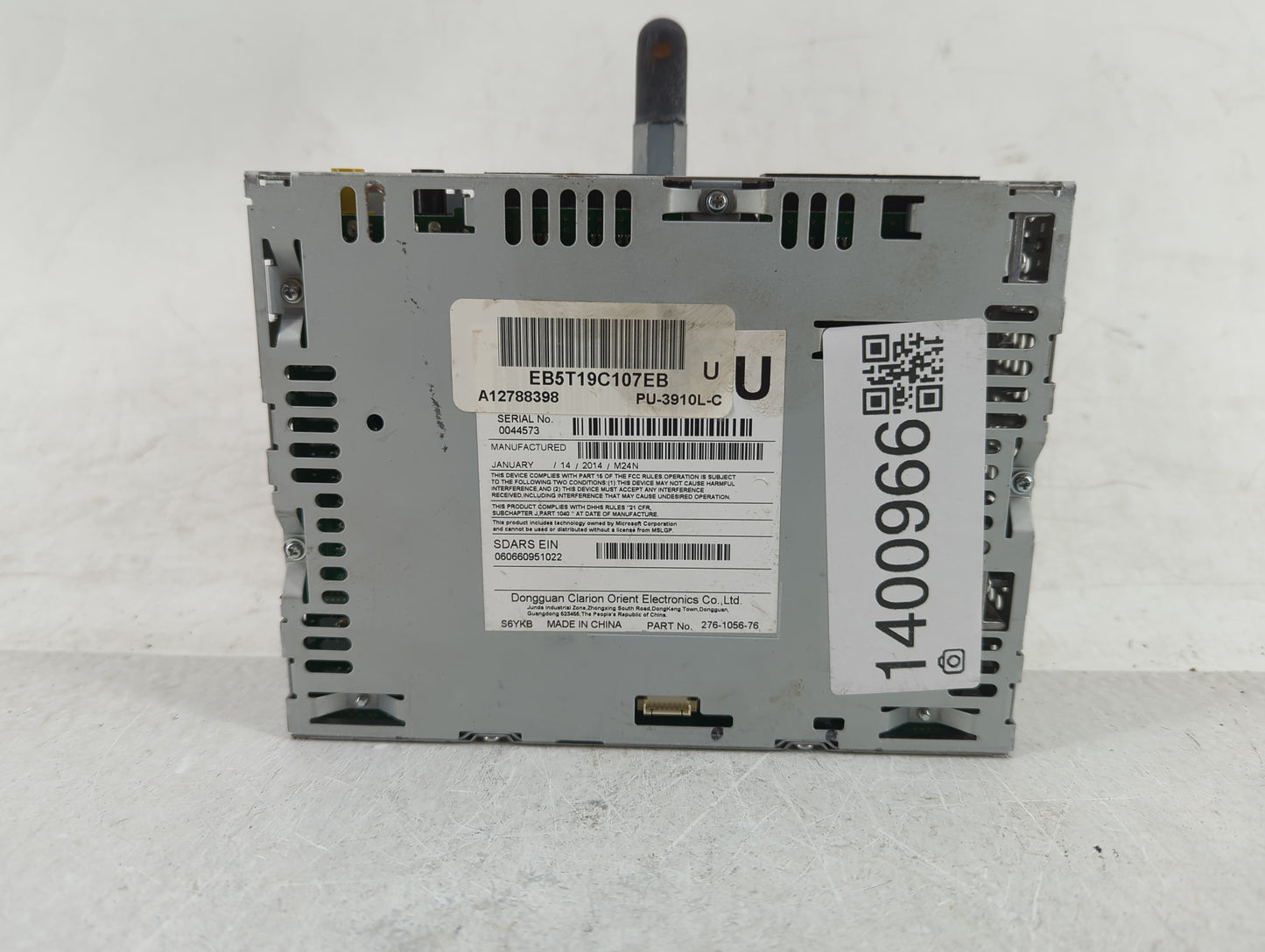 2014 Ford Explorer Radio AM FM Cd Player Receiver Replacement P/N:EB5T19C107EB Fits OEM Used Auto Parts - Oemusedautoparts1.