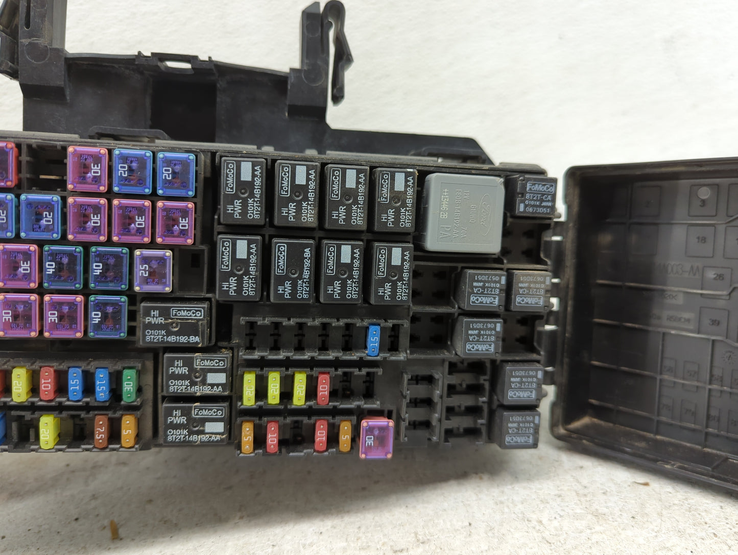 2014-2015 Ford Explorer Fusebox Fuse Box Panel Relay Module P/N:BT4T-14A003-AA Fits Fits 2014 2015 OEM Used Auto Parts - Oem