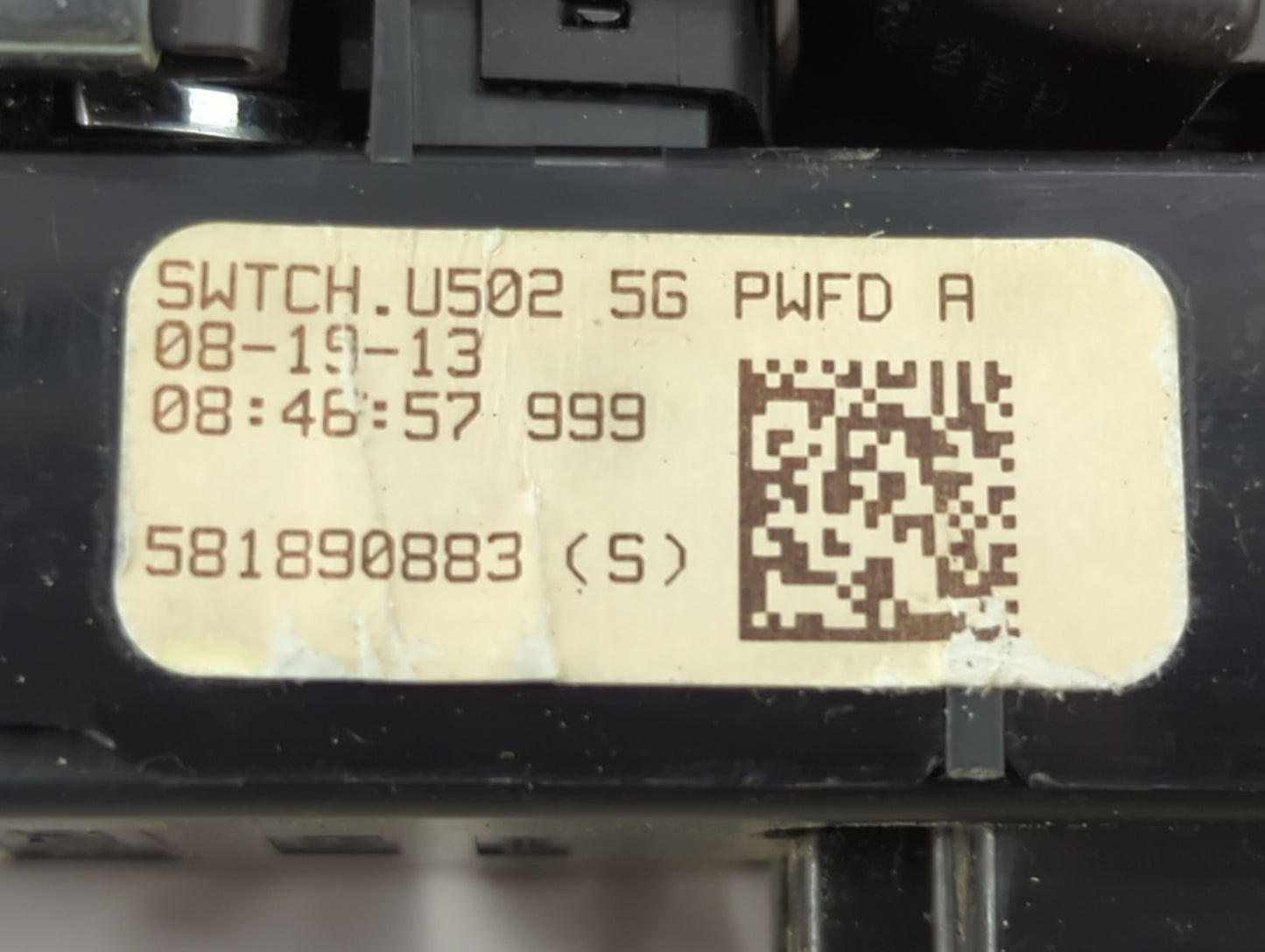 2011-2022 Ford Explorer Master Power Window Switch Replacement Driver Side Left P/N:581890883 Fits OEM Used Auto Parts - Oem