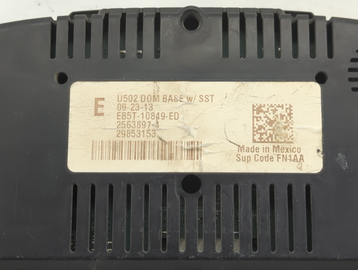 2014-2015 Ford Explorer Instrument Cluster Speedometer Gauges P/N:EB5T-10849-ED Fits Fits 2014 2015 OEM Used Auto Parts - Oe