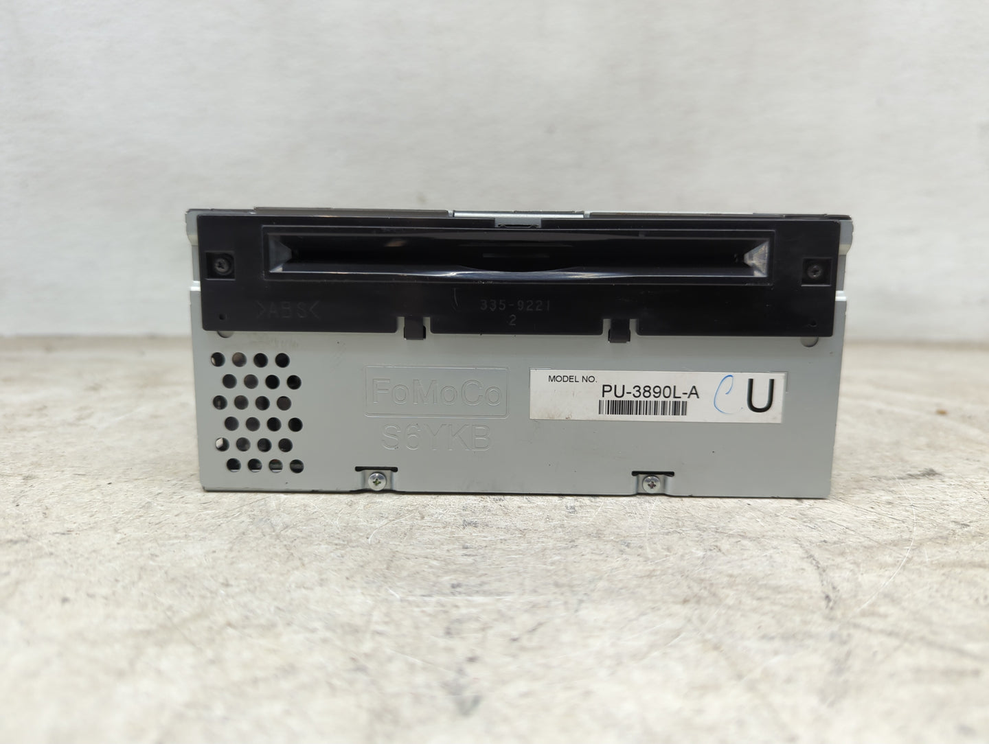 2014 Ford Explorer Radio AM FM Cd Player Receiver Replacement P/N:PU-3890L-A EB5T-19C107-BB Fits OEM Used Auto Parts - Oemus