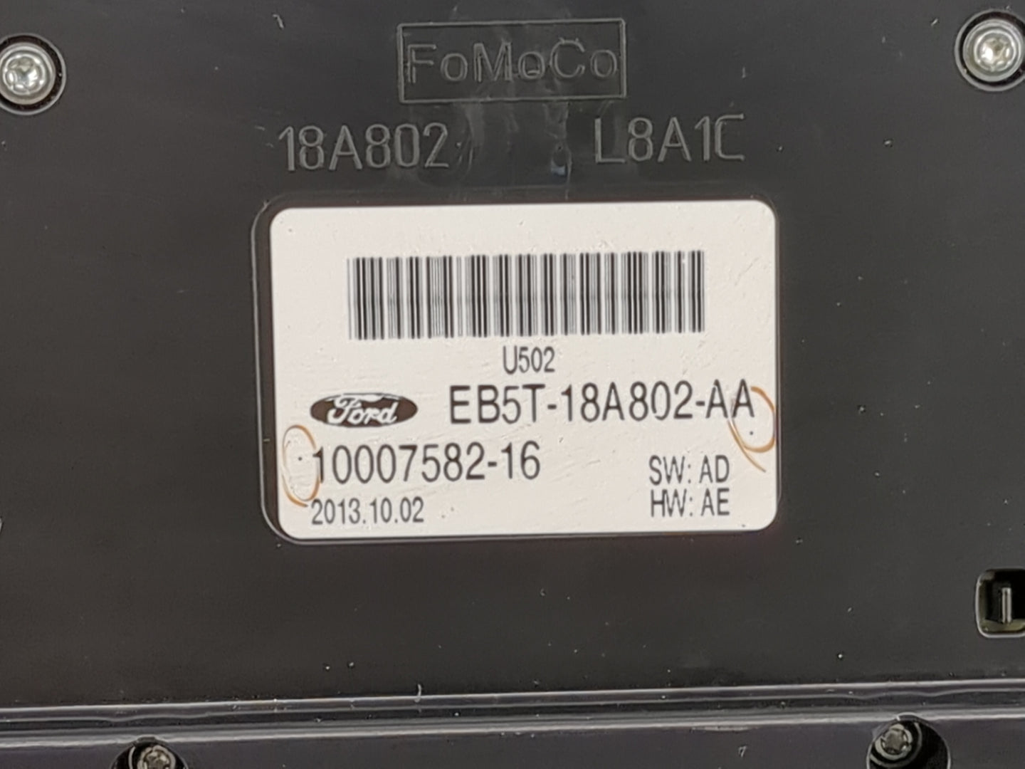 2014 Ford Explorer Climate Control Module Temperature AC/Heater Replacement P/N:EB5T-18A802-AA EB5T-19C Fits OEM Used Auto P