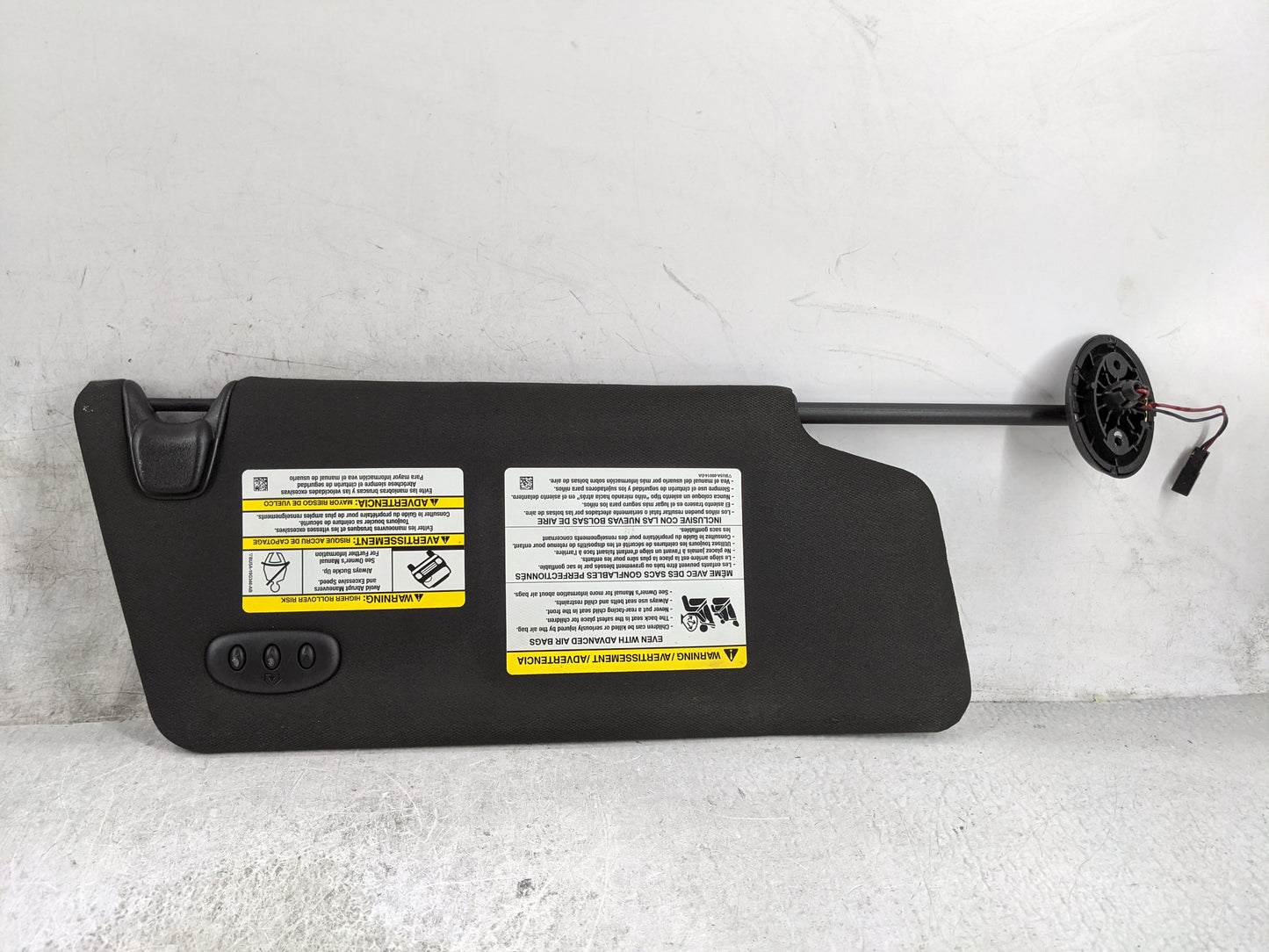 2011-2015 Ford Explorer Sun Visor Shade Replacement Driver Left Mirror Fits Fits 2011 2012 2013 2014 2015 OEM Used Auto Part