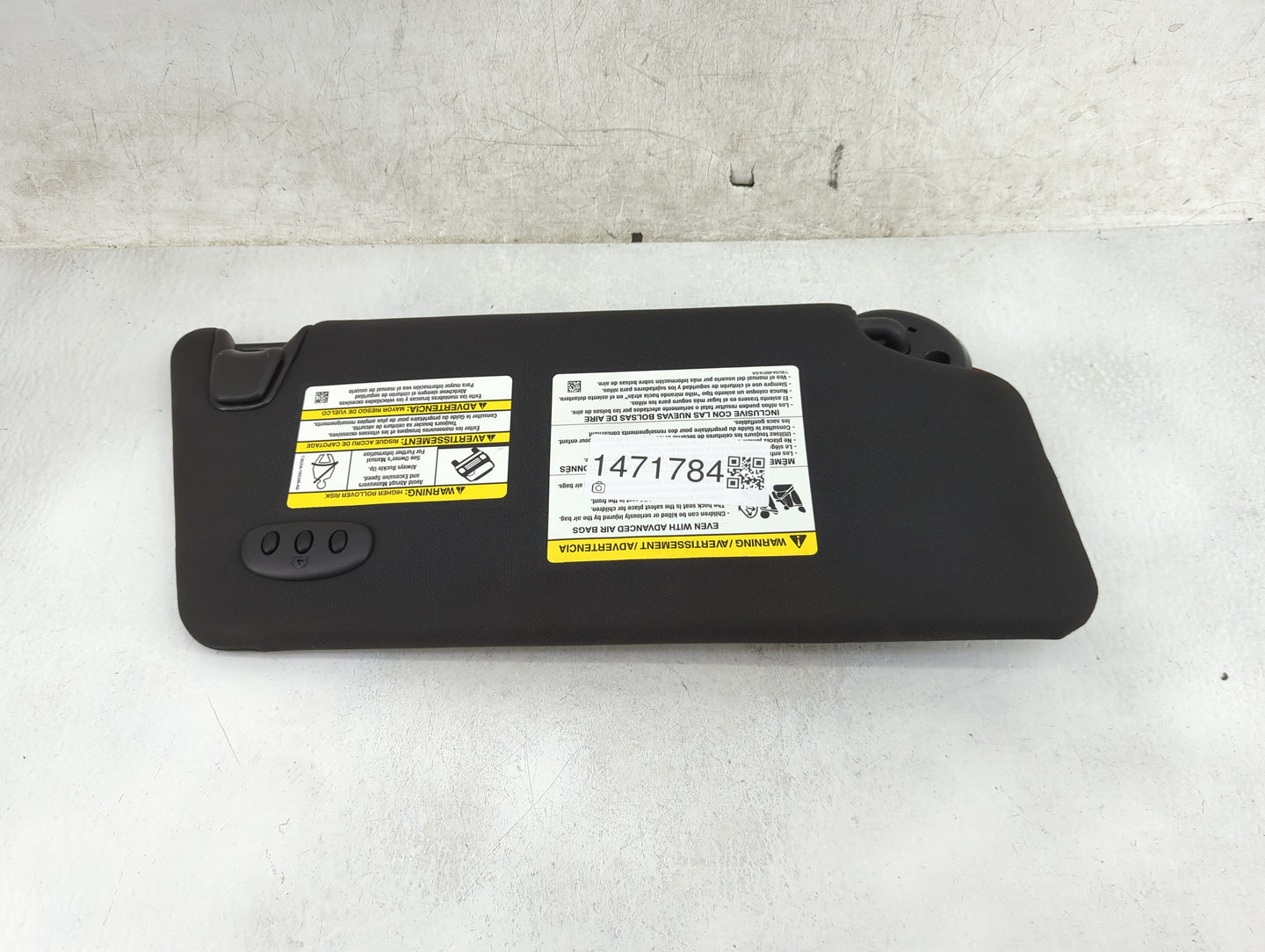 2011-2015 Ford Explorer Sun Visor Shade Replacement Driver Left Mirror Fits Fits 2011 2012 2013 2014 2015 OEM Used Auto Part