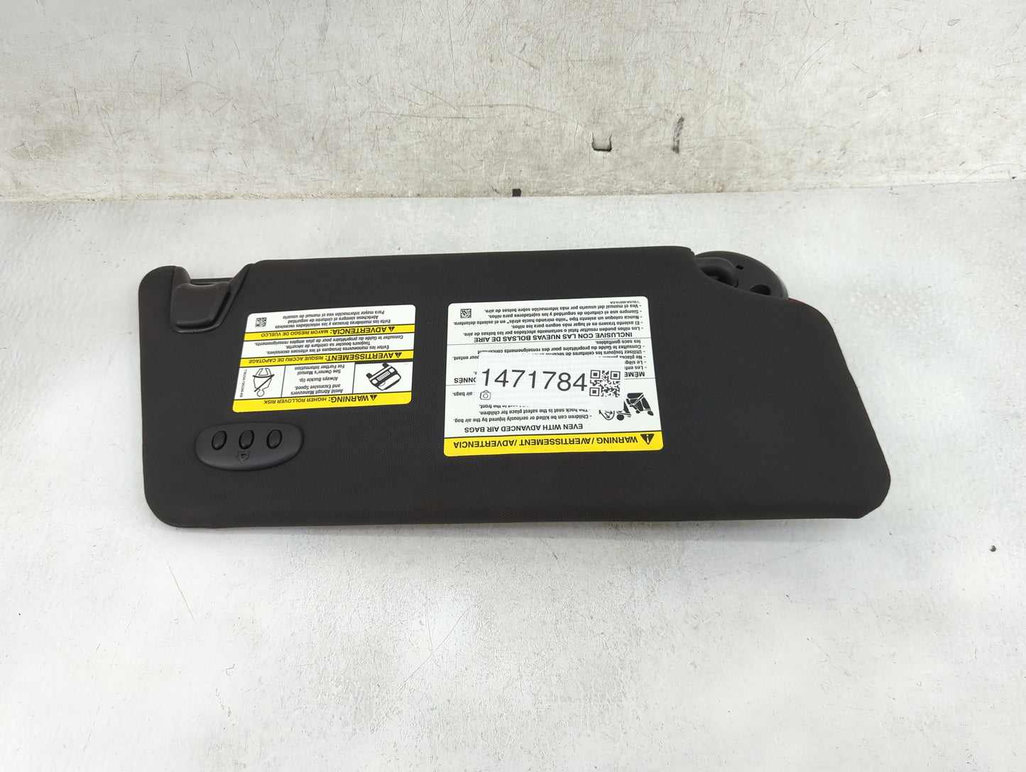 2011-2015 Ford Explorer Sun Visor Shade Replacement Driver Left Mirror Fits Fits 2011 2012 2013 2014 2015 OEM Used Auto Part