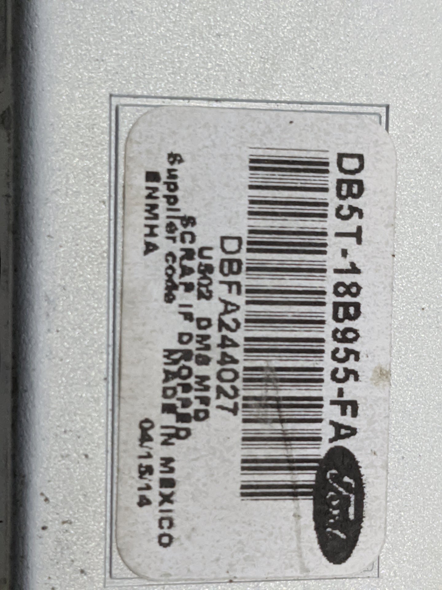 2013-2014 Ford Explorer Information Display Screen 1472963 - Oemusedautoparts1.com