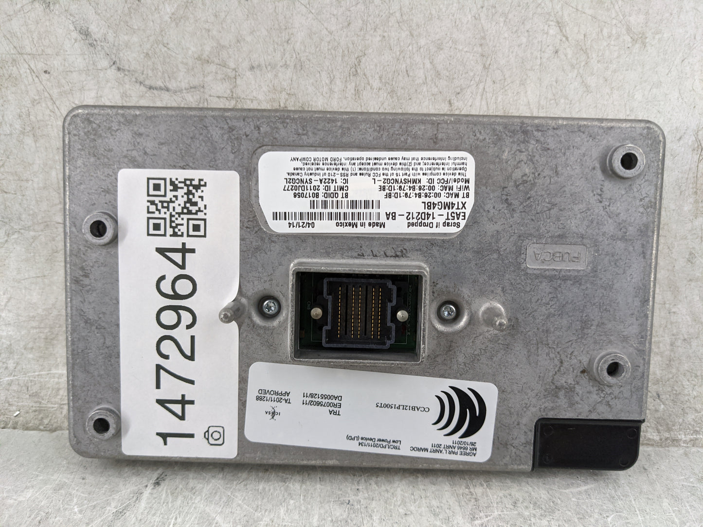 2012-2015 Ford Explorer Information-gps-tv Control Module - Oemusedautoparts1.com