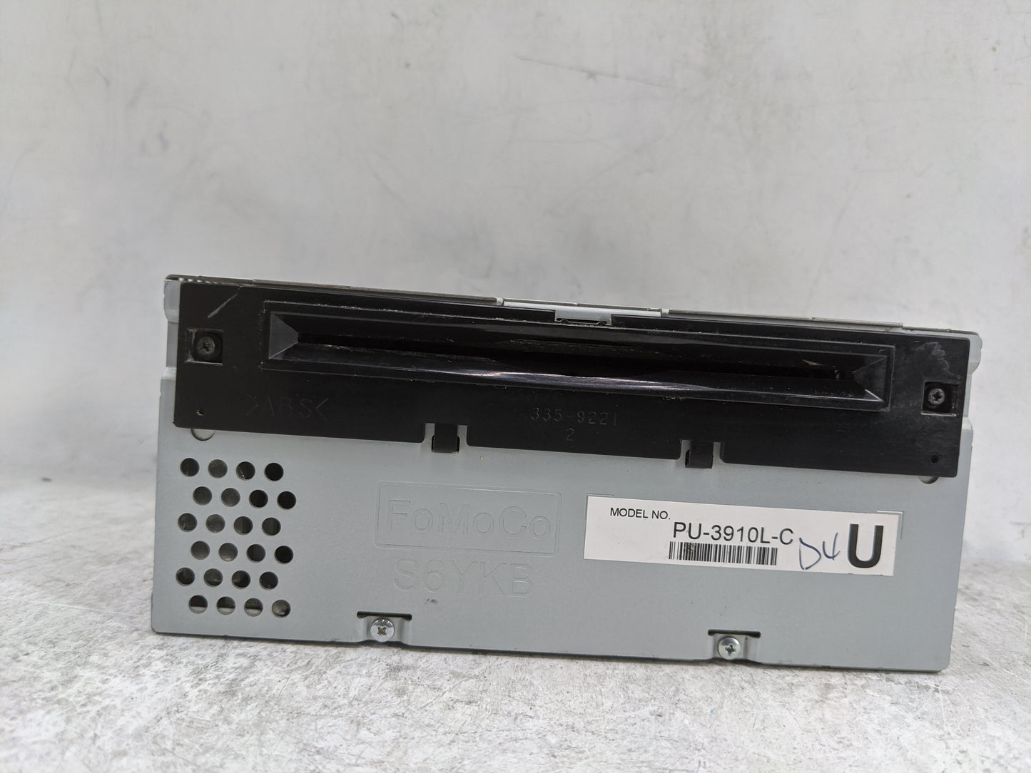 2014 Ford Explorer Radio AM FM Cd Player Receiver Replacement P/N:PU-3910L-C EB5T-19C107-EA, 276-1056-76 Fits OEM Used Auto 