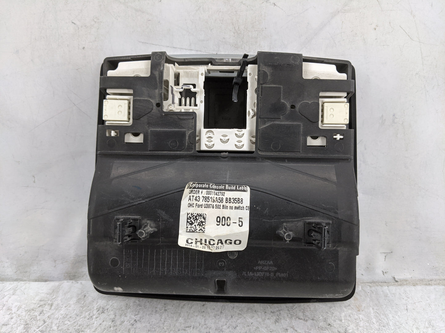 2011-2015 Ford Explorer Overhead Roof Console Black 1478346 - Oemusedautoparts1.com
