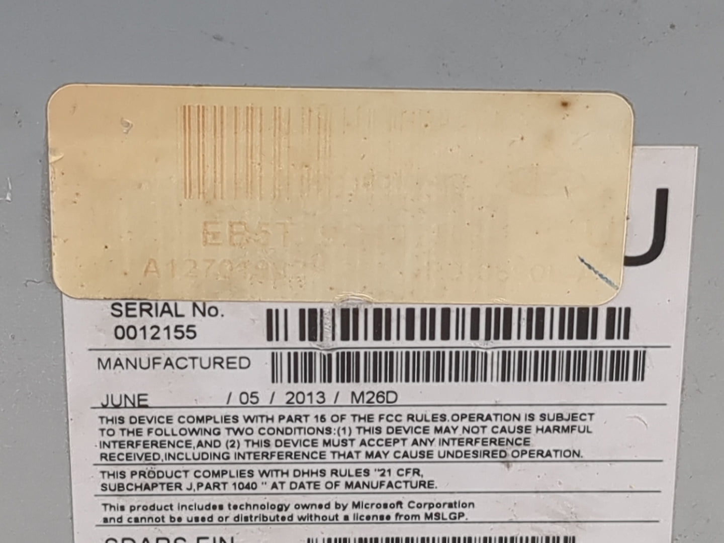 2014 Ford Explorer Radio AM FM Cd Player Receiver Replacement P/N:PU-3890L-A Fits OEM Used Auto Parts - Oemusedautoparts1.co