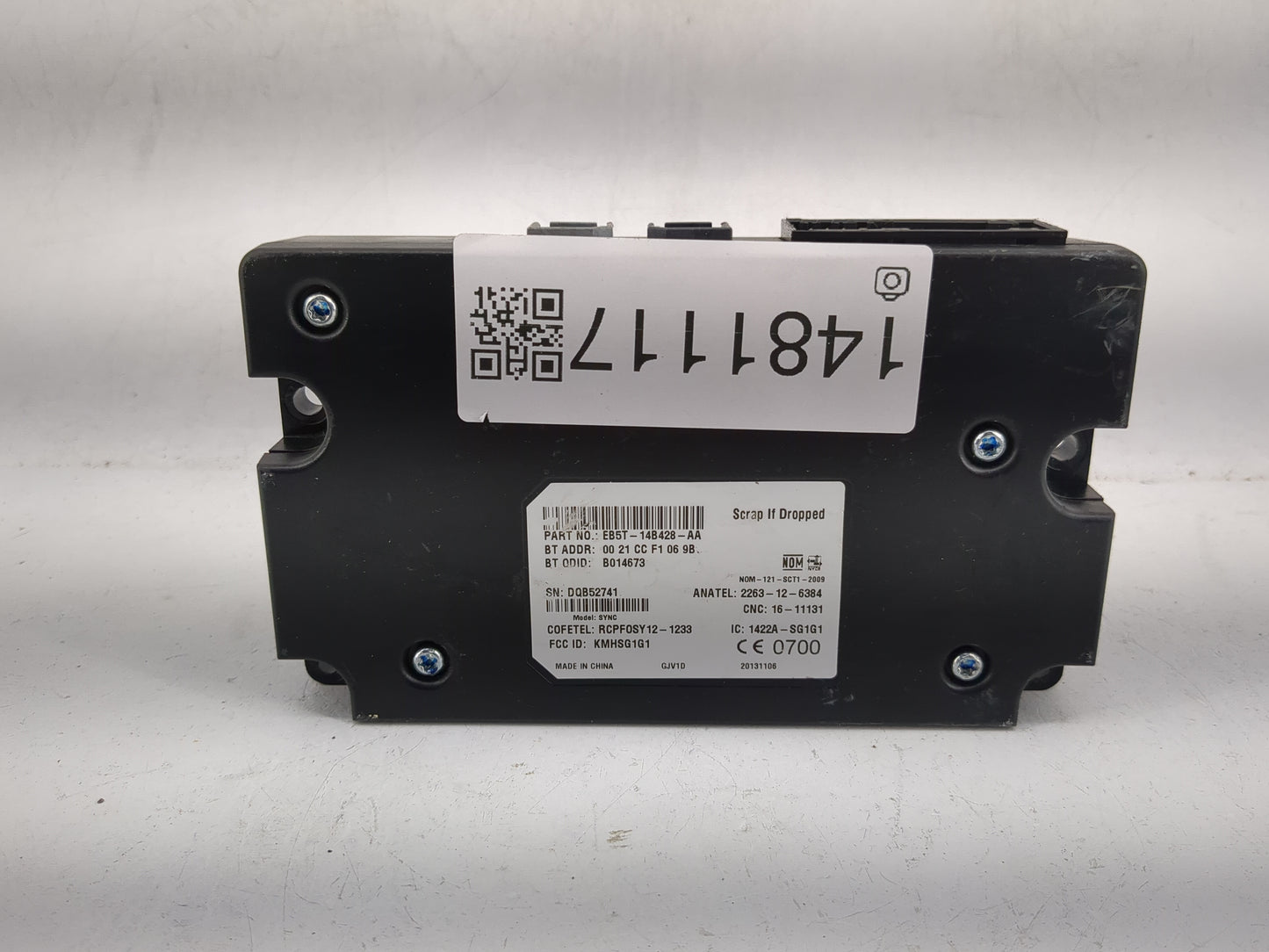2014-2015 Ford Explorer Communication Control Module 1481117 - Oemusedautoparts1.com