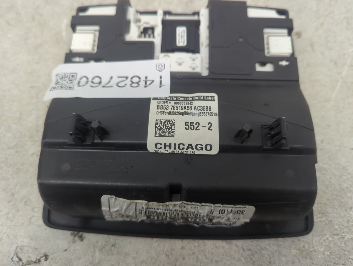 Ford Explorer Overhead Console W/rear Climate Control Black 1482760 - Oemusedautoparts1.com